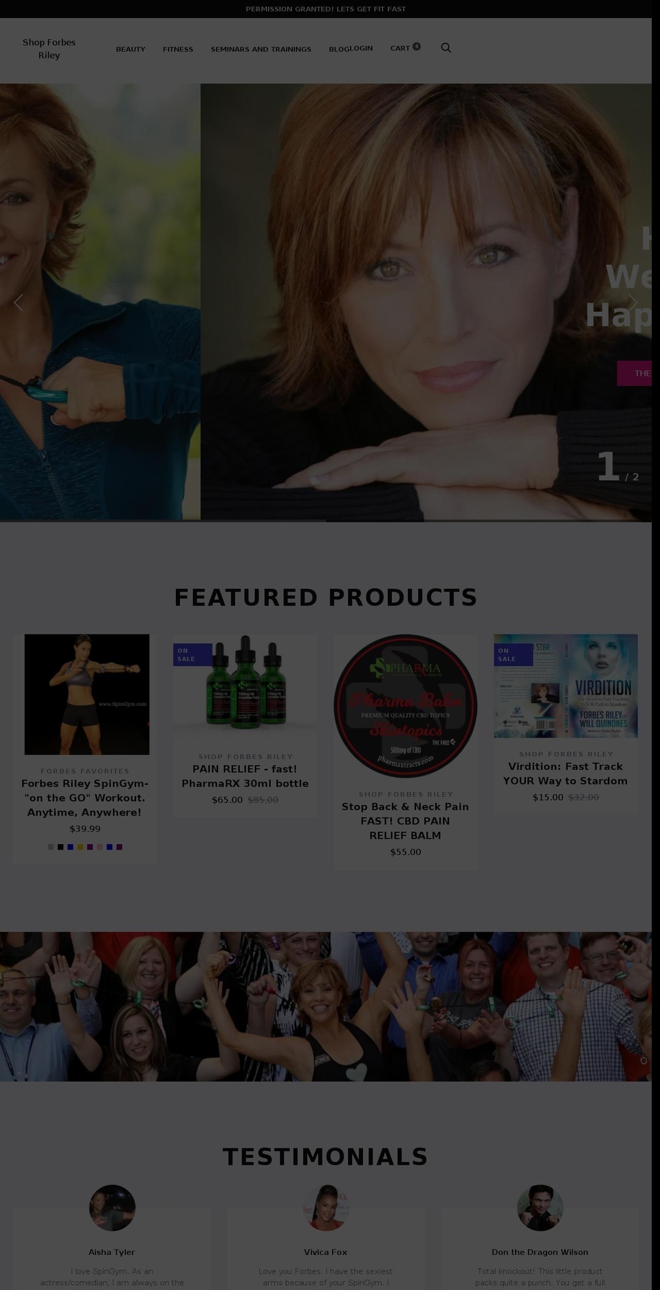 shopspingym.com shopify website screenshot