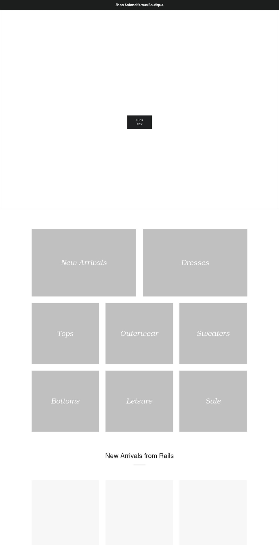 shopsplendiferous.com shopify website screenshot