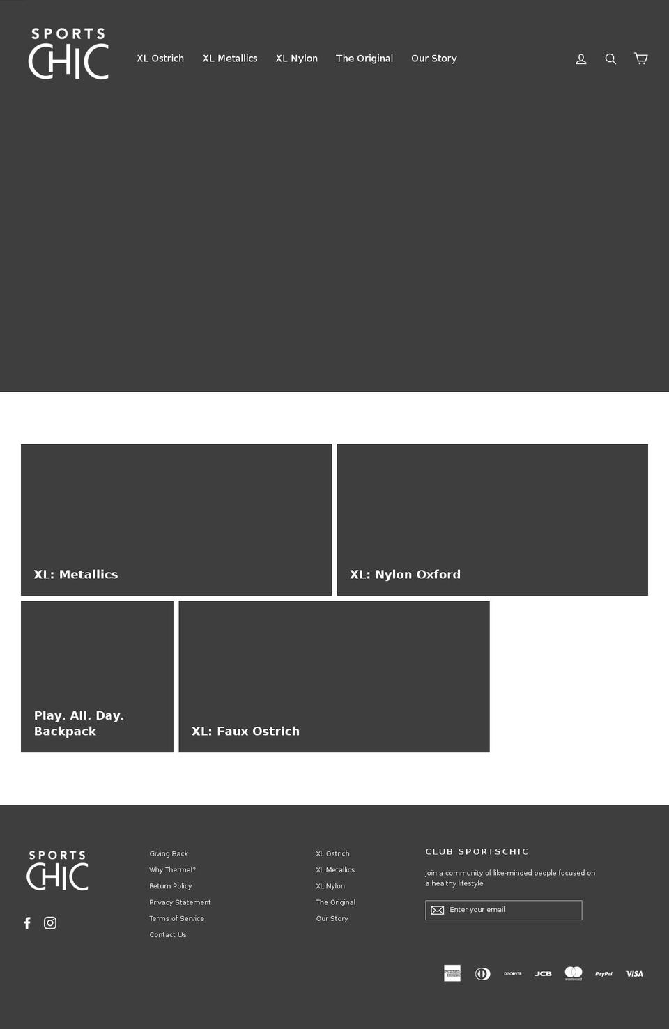 shopsportschic.com shopify website screenshot