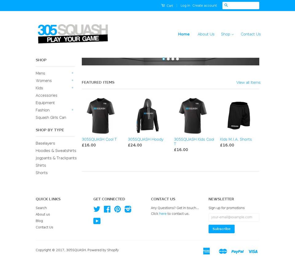 shopsquash.com shopify website screenshot