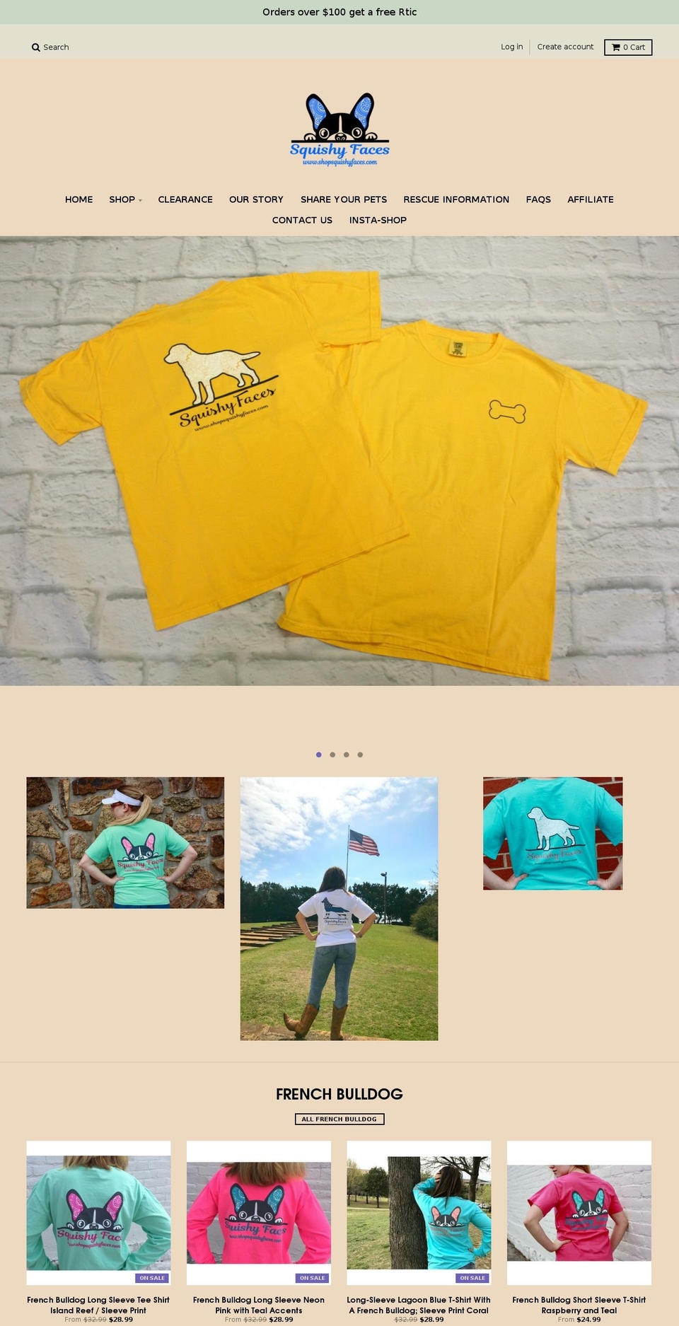 shopsquishyfaces.com shopify website screenshot