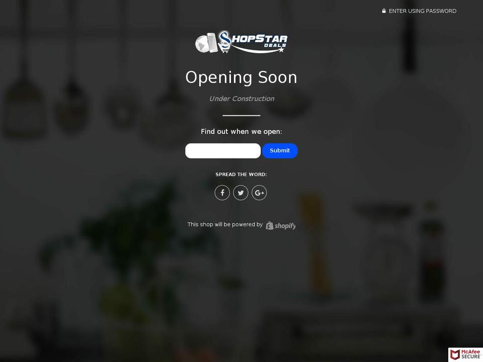 shopstardeals.com shopify website screenshot