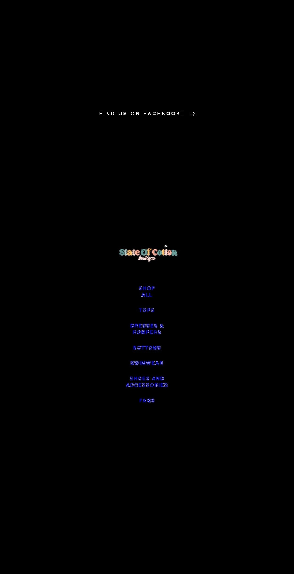 shopstateofcotton.com shopify website screenshot