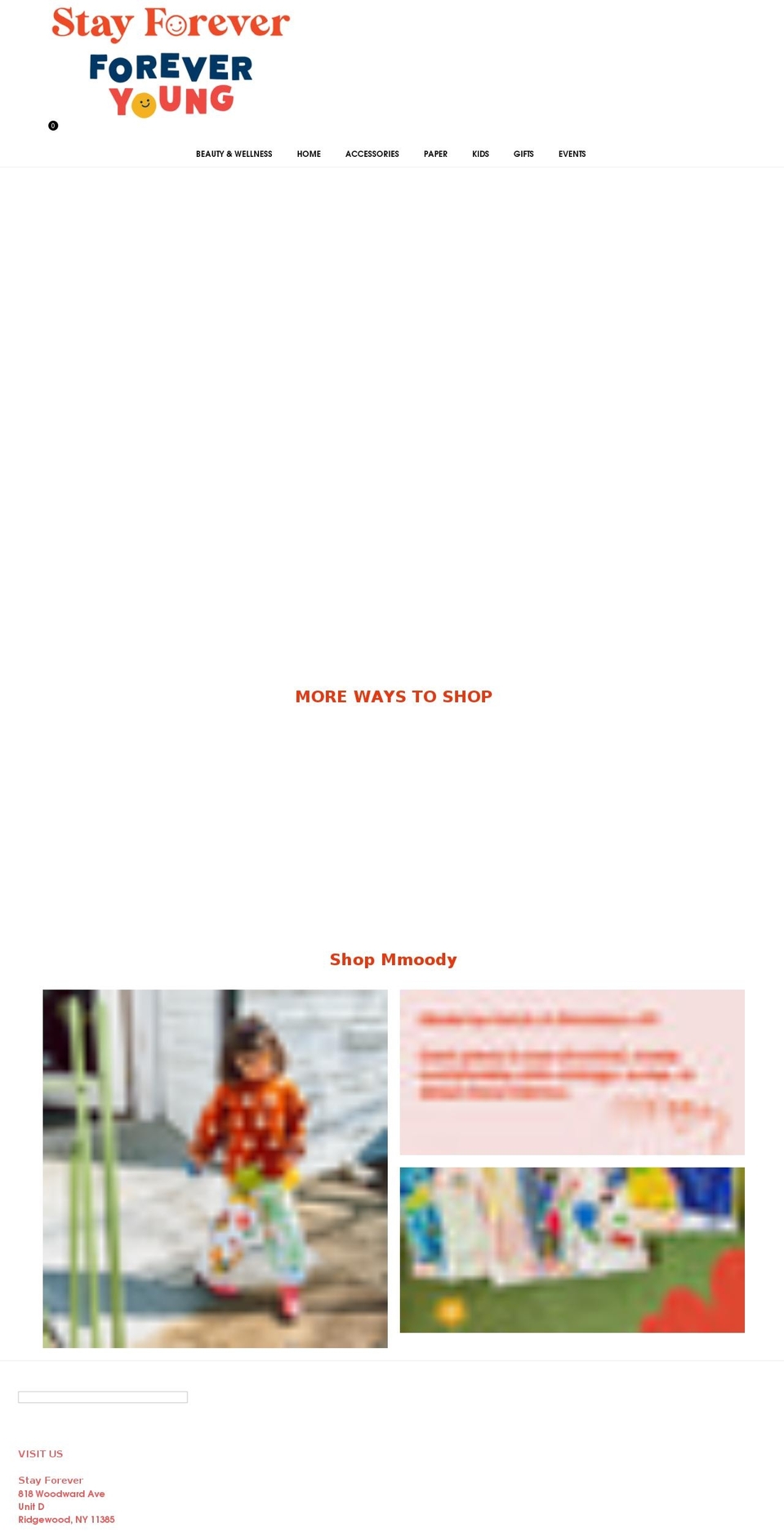shopstayforever.com — Shopify storefront screenshot