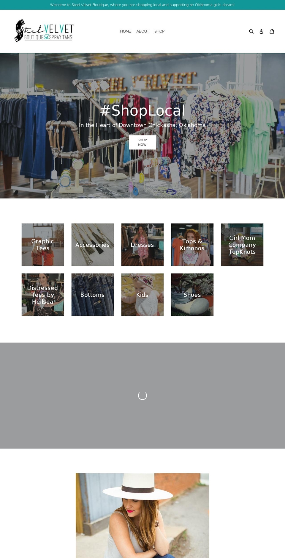shopsteelvelvet.com — Shopify storefront screenshot