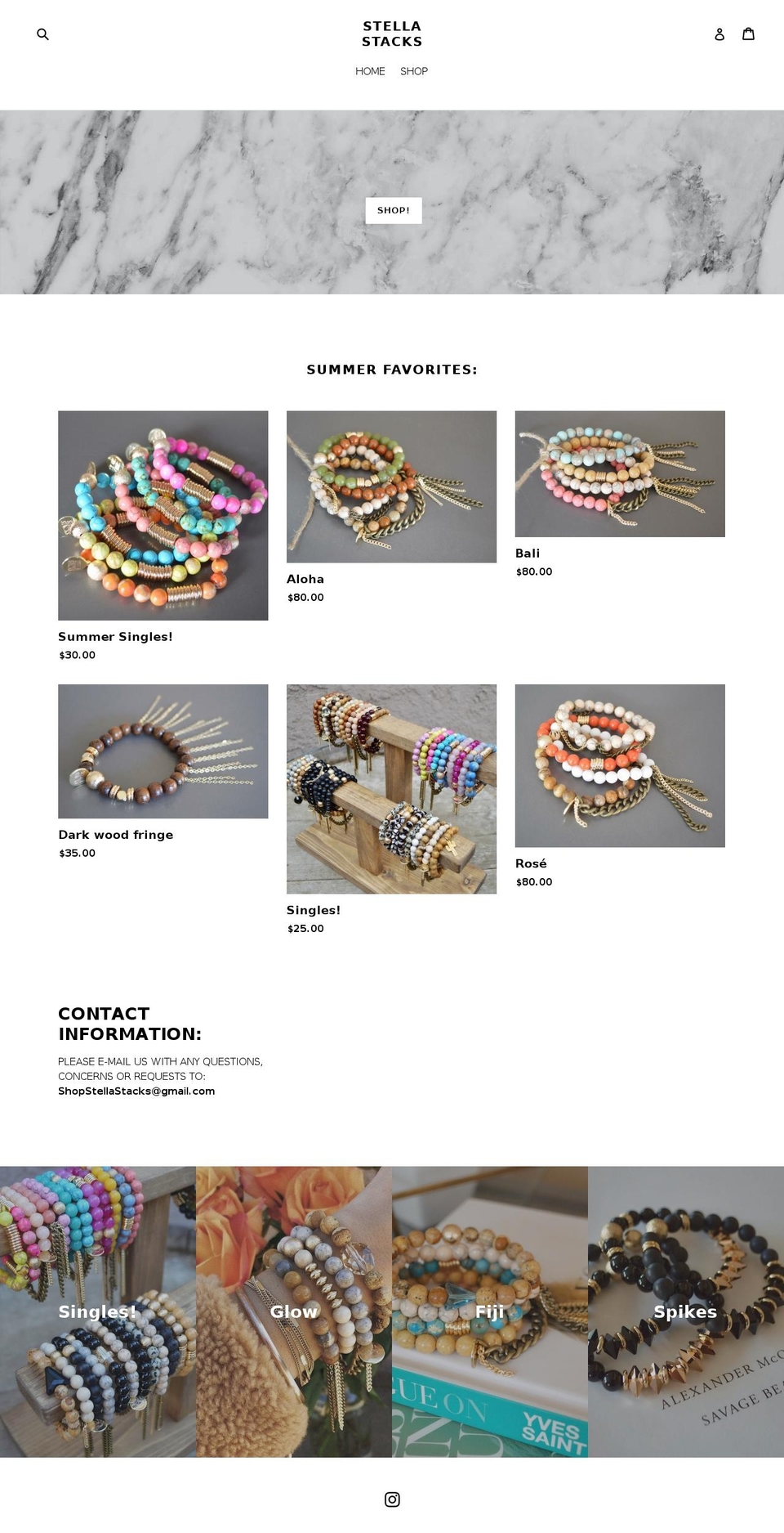 shopstellastacks.com — Shopify storefront screenshot