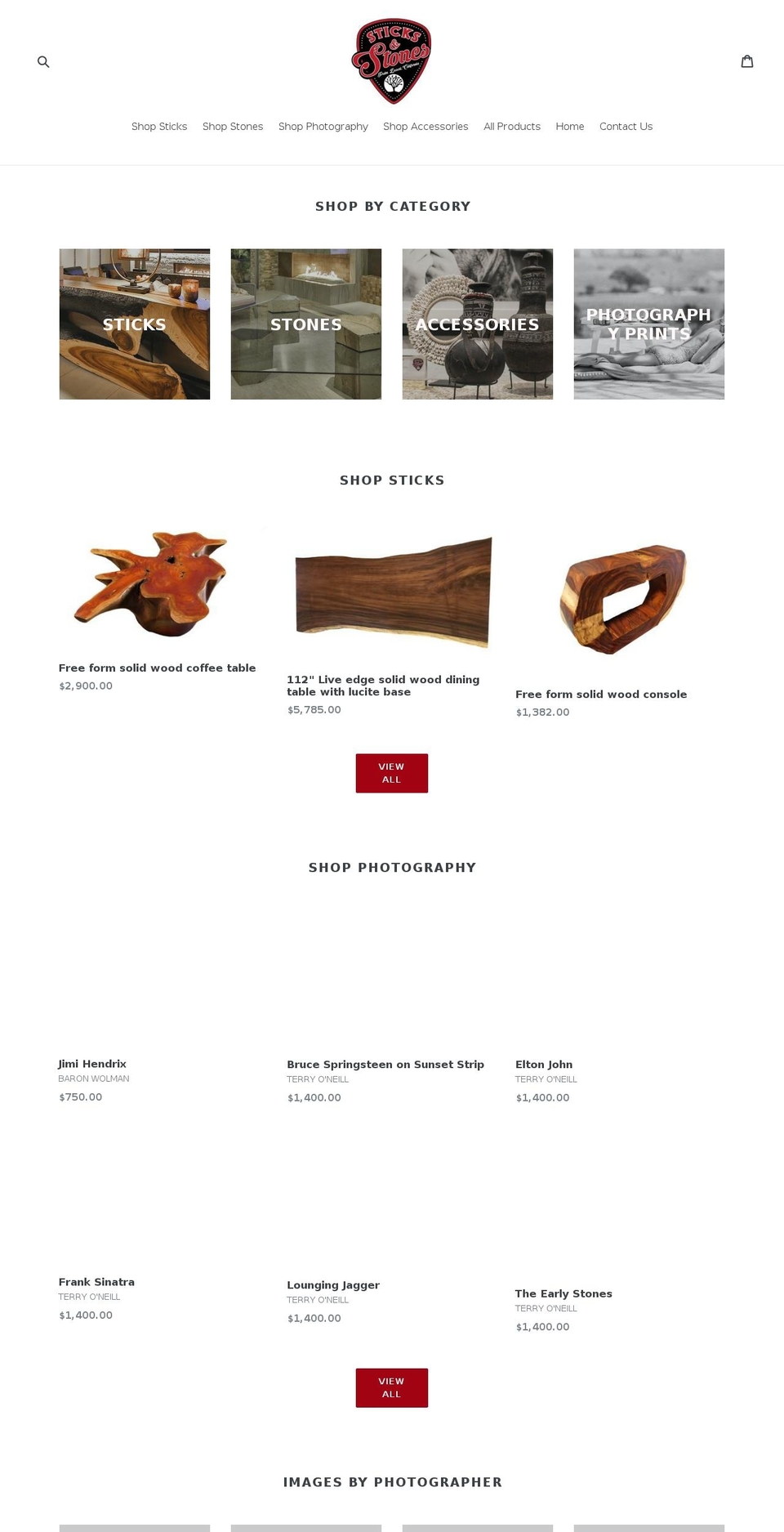 shopsticksandstones.com — Shopify store on .com