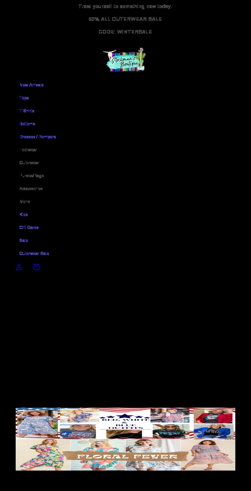shopstockmans.com shopify website screenshot