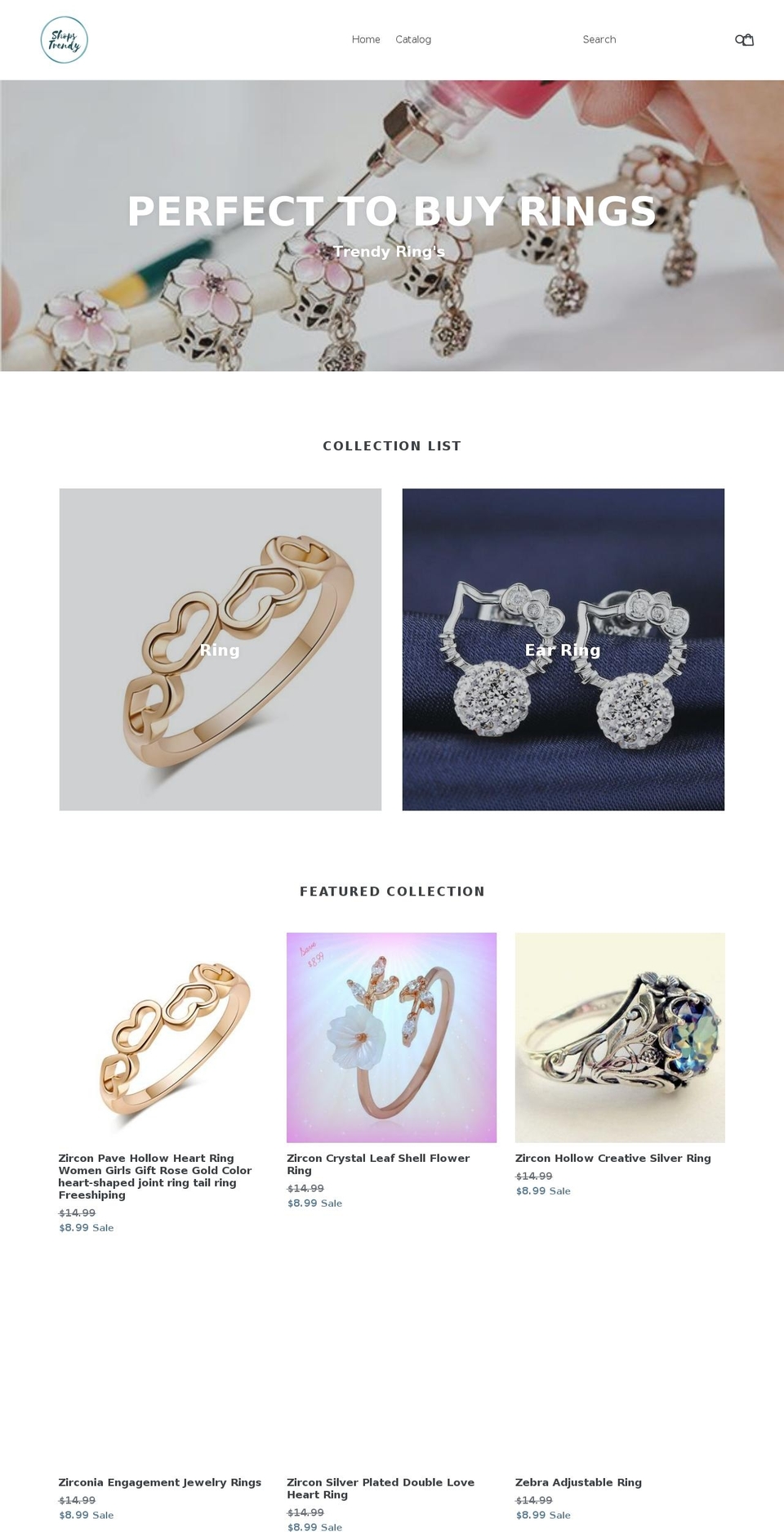 shopstrendy.com — Shopify storefront screenshot
