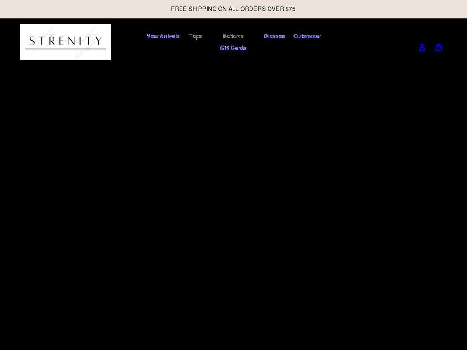 shopstrenity.com shopify website screenshot