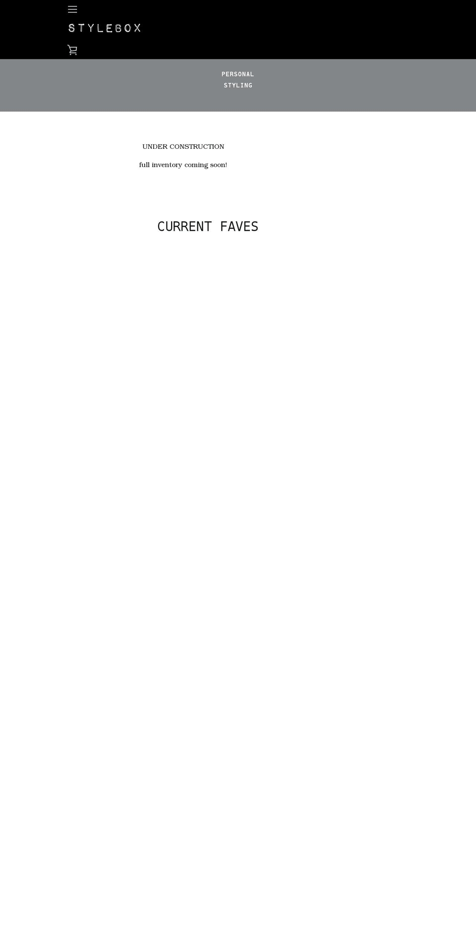 shopstylebox.com shopify website screenshot
