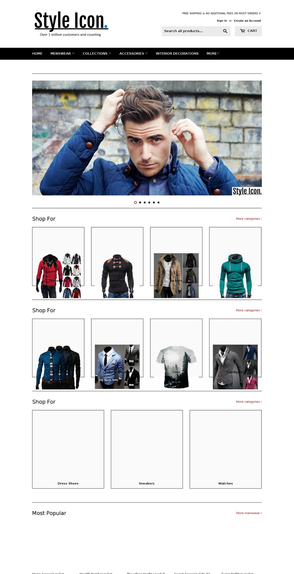 shopstyleicon.com — Shopify storefront screenshot