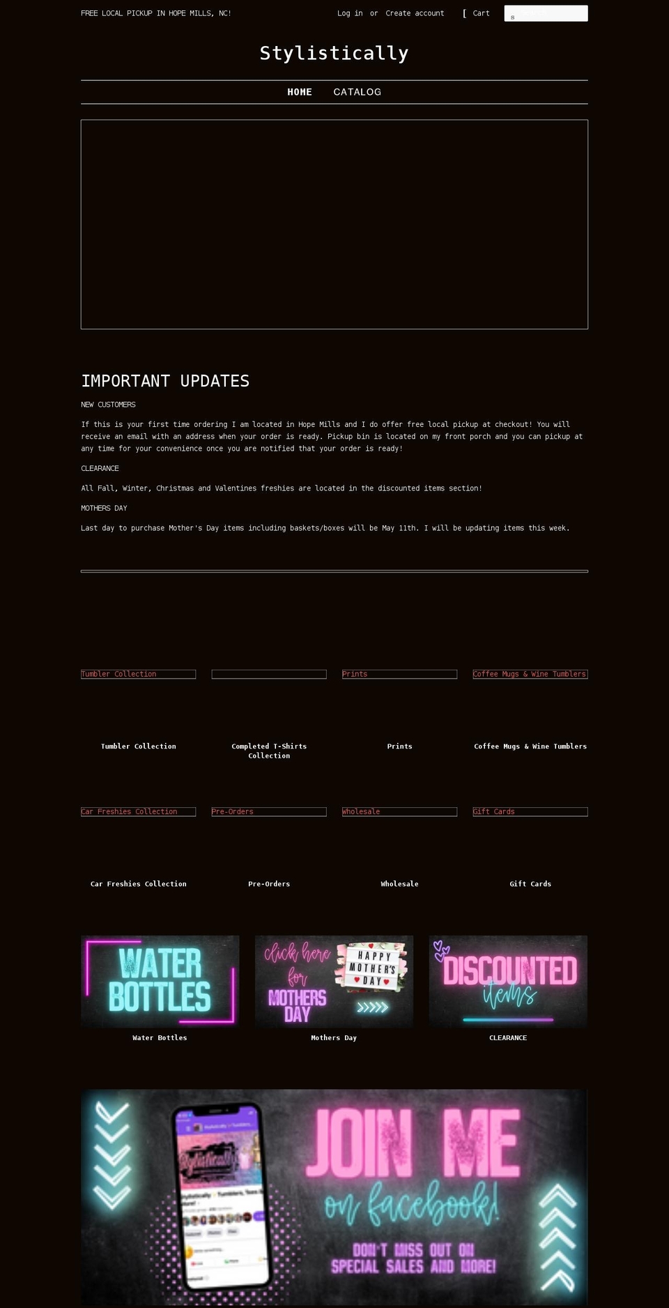 shopstylistically.com shopify website screenshot