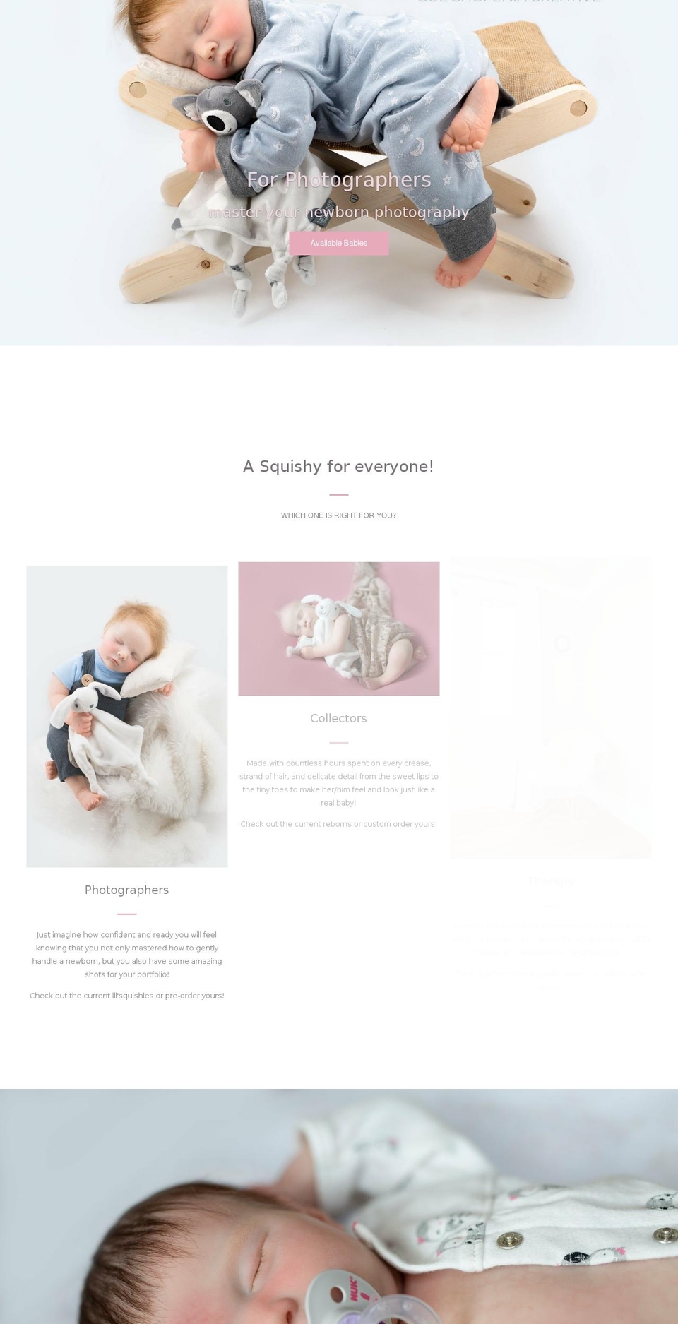 shopsueshupeniacreative.com — Shopify storefront screenshot