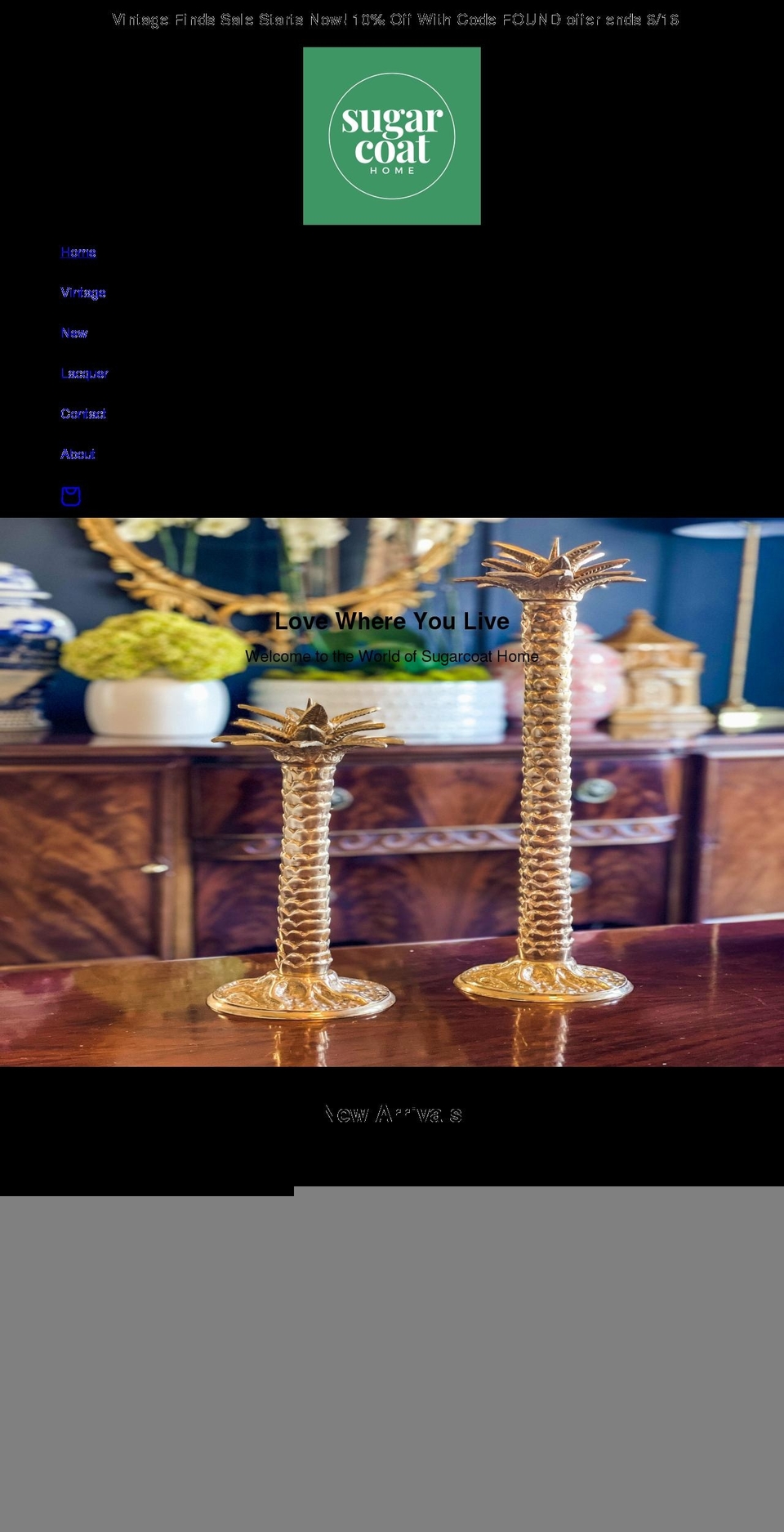 shopsugarcoat.com shopify website screenshot