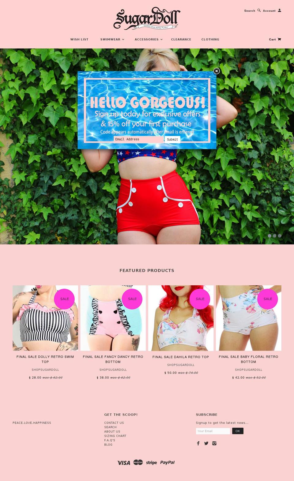 shopsugardoll.com shopify website screenshot