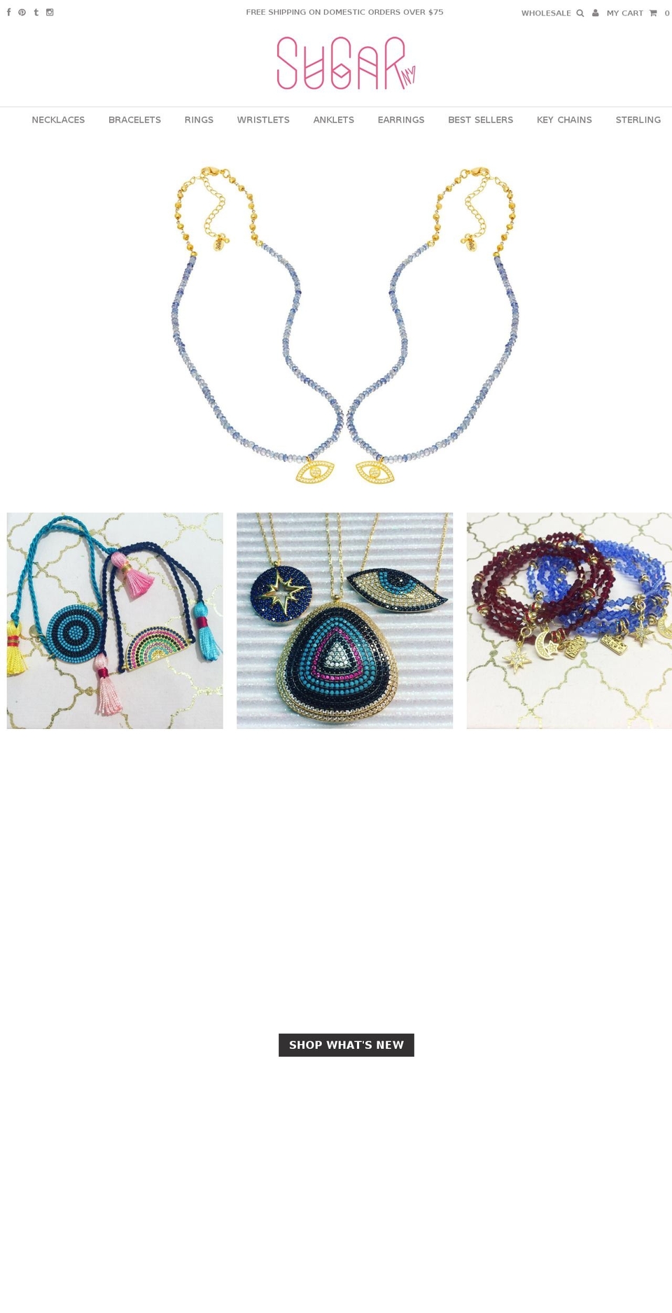 shopsugarny.com shopify website screenshot