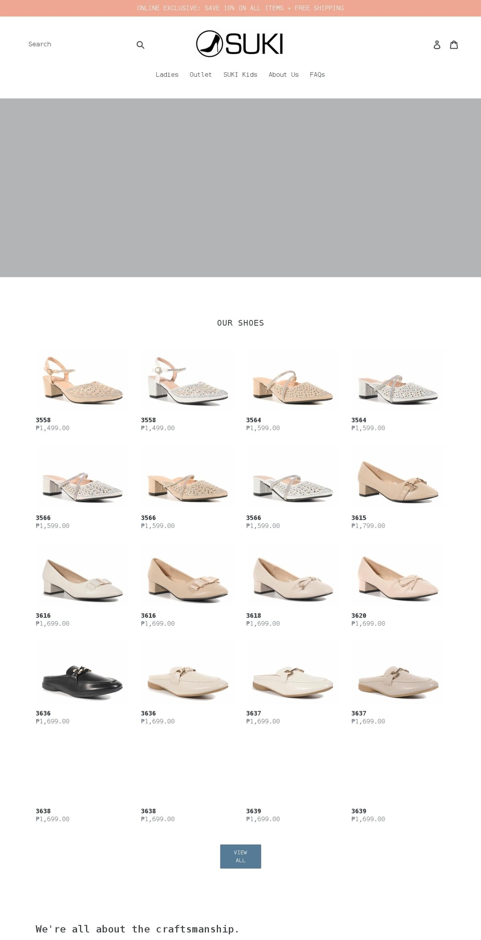 shopsukishoes.com shopify website screenshot