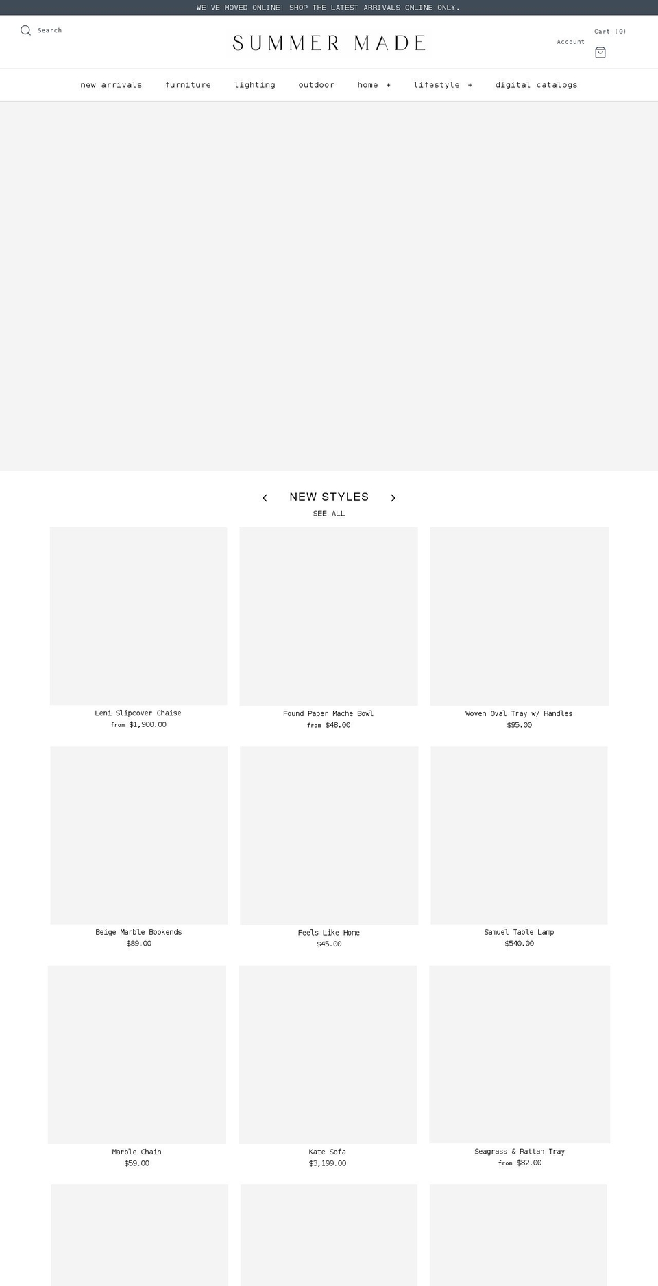 shopsummermade.com shopify website screenshot
