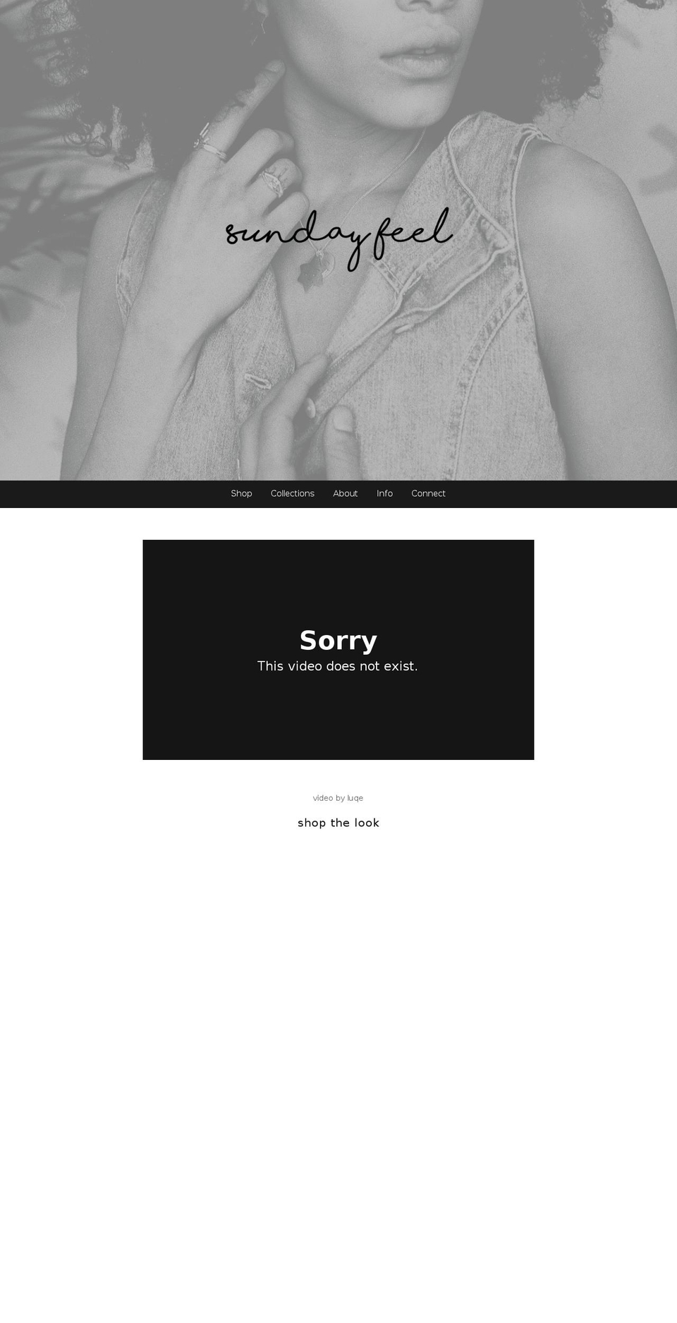 shopsundayfeel.com shopify website screenshot