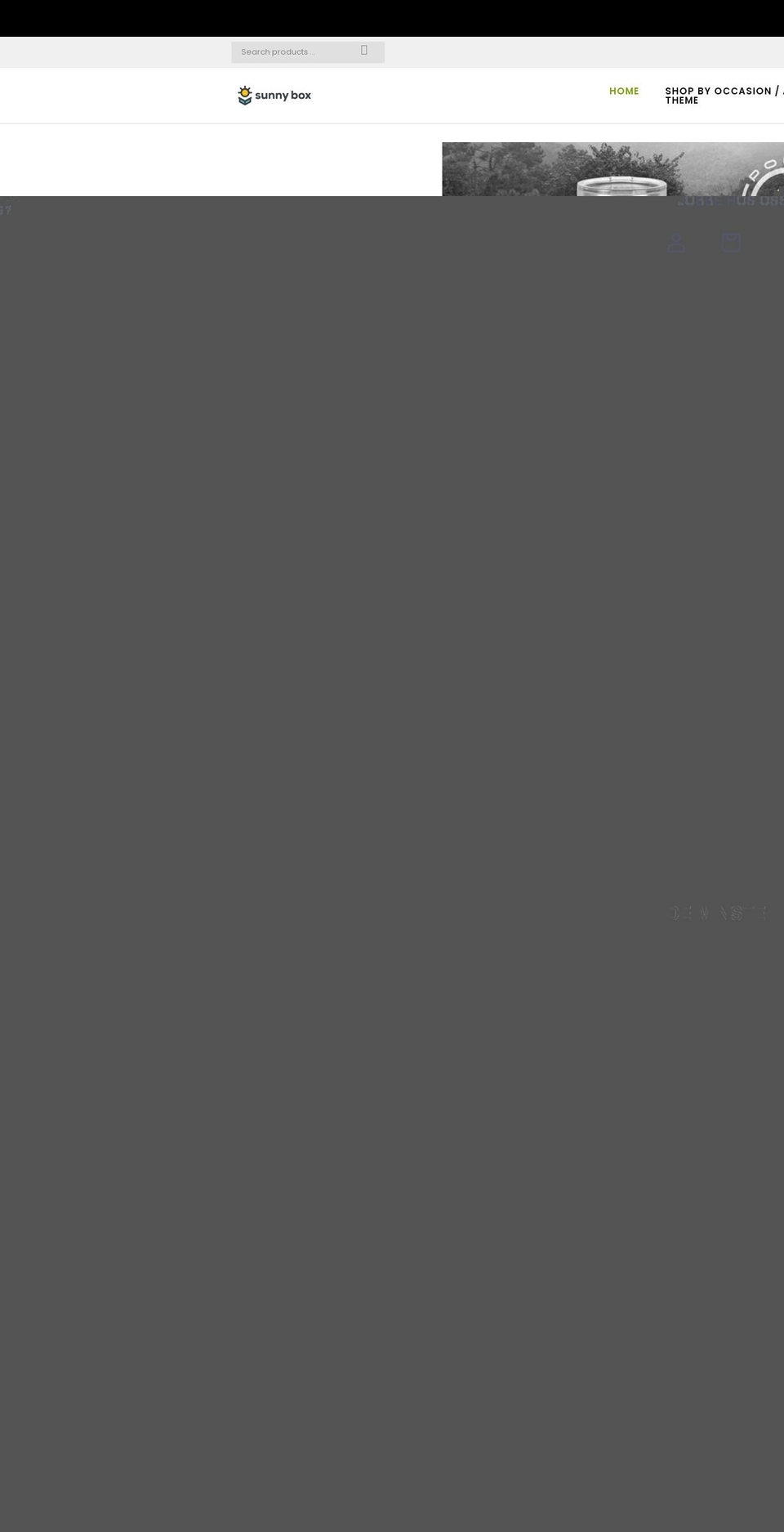 shopsunnybox.com shopify website screenshot