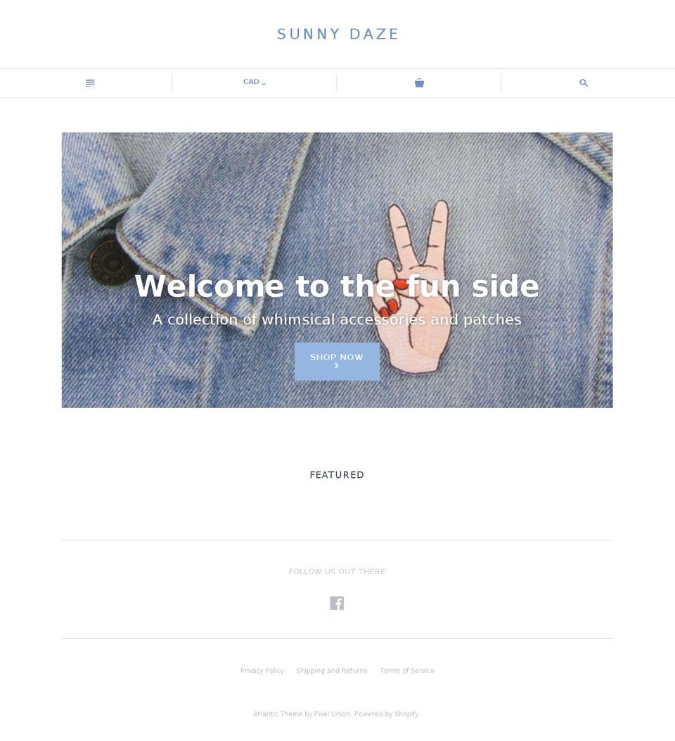 shopsunnydaze.com — Shopify storefront screenshot