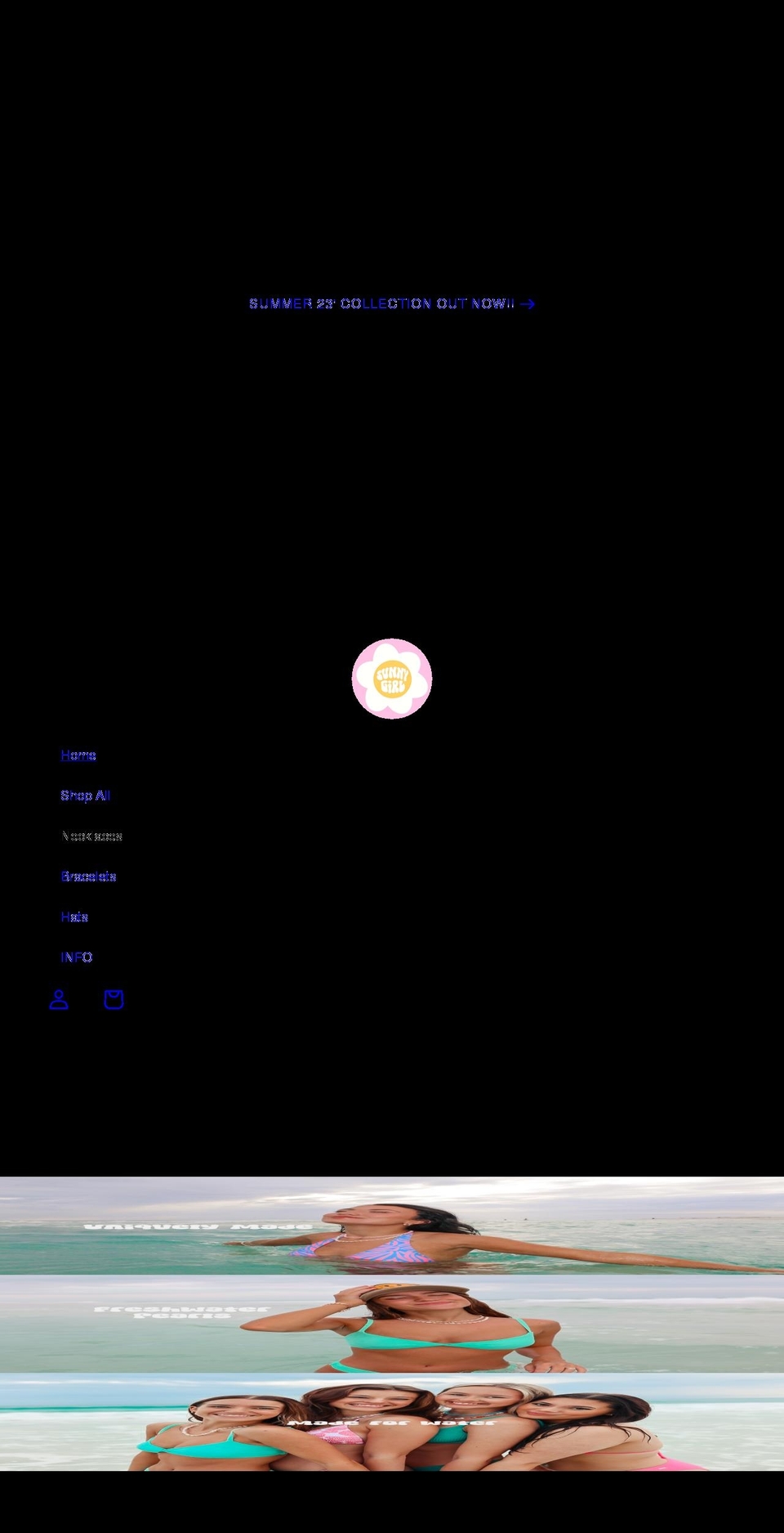 shopsunnygirl.com shopify website screenshot