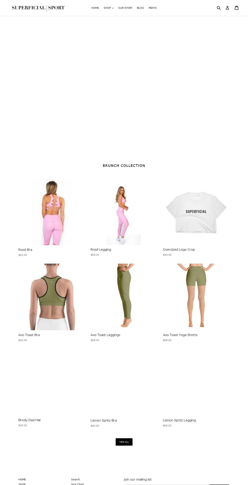 shopsuperficial.com — Shopify storefront screenshot