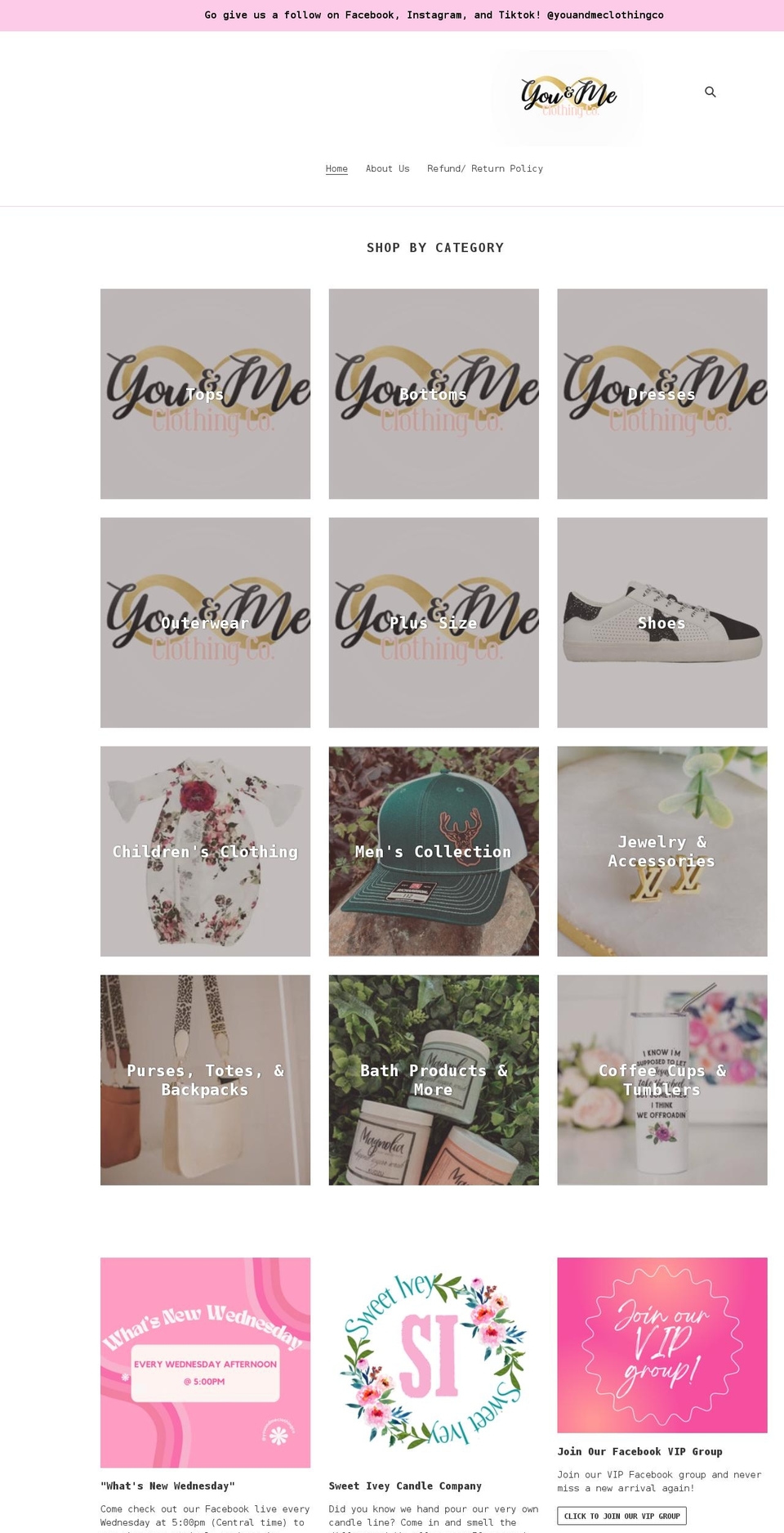 shopsweetivey.com shopify website screenshot