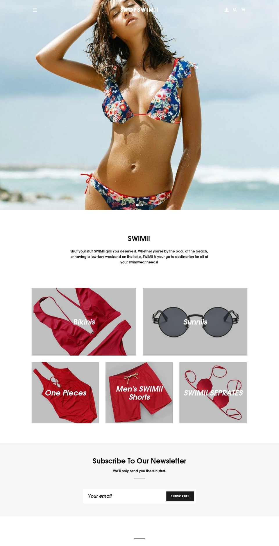 shopswimii.com — Shopify storefront screenshot