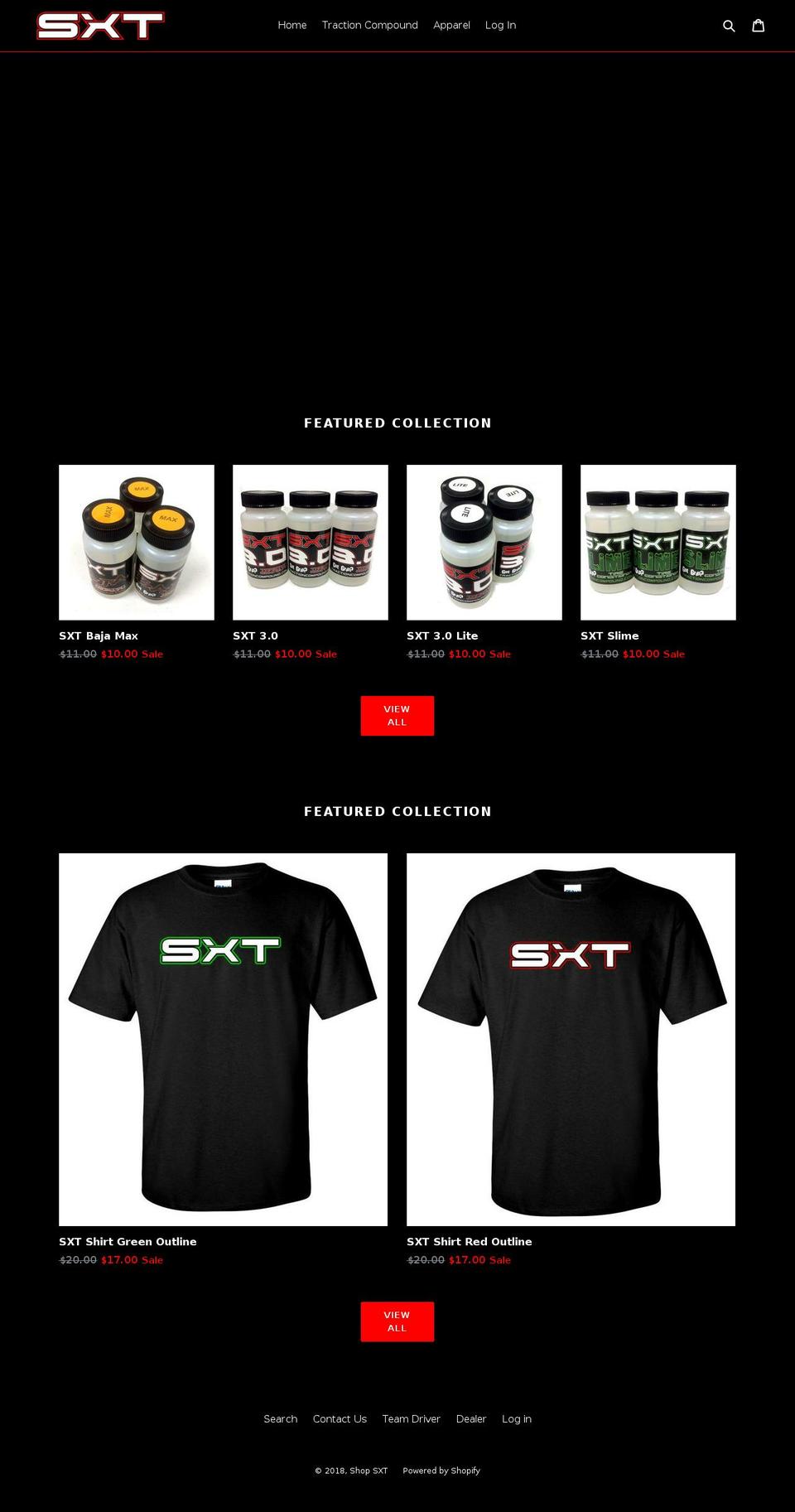 shopsxt.com — Shopify storefront screenshot