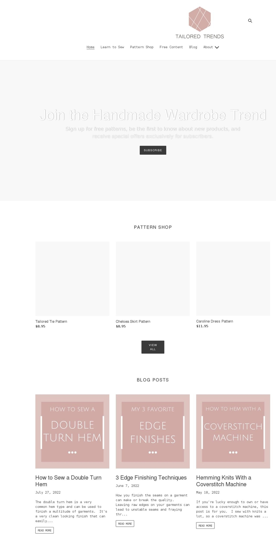shoptailoredtrends.com shopify website screenshot