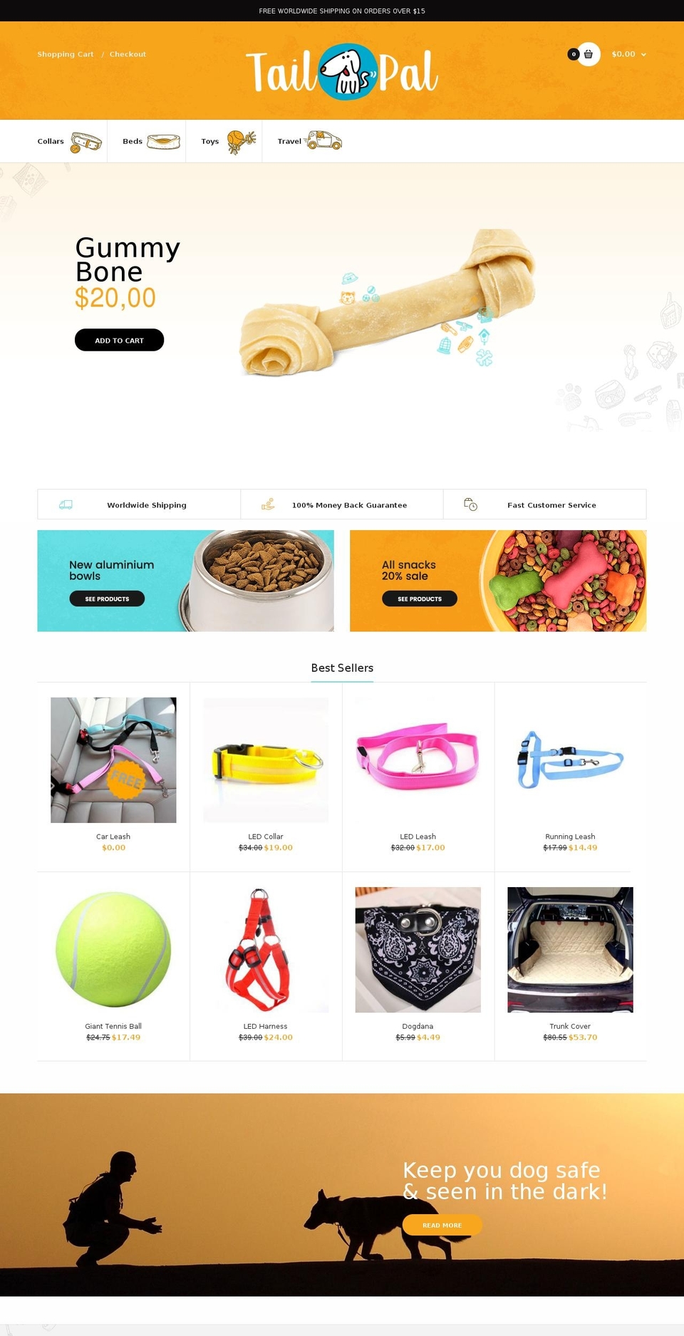 rt-fastor-v1-4 Shopify theme site example shoptailpal.com