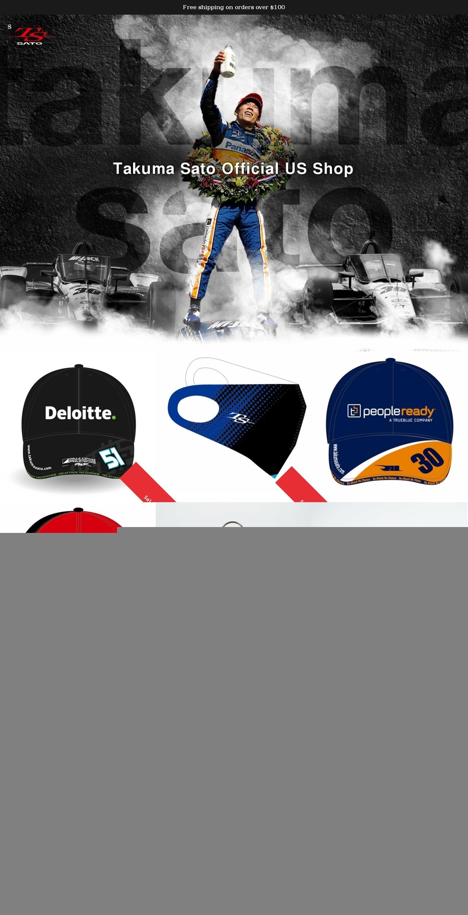 shoptakumasato.com shopify website screenshot