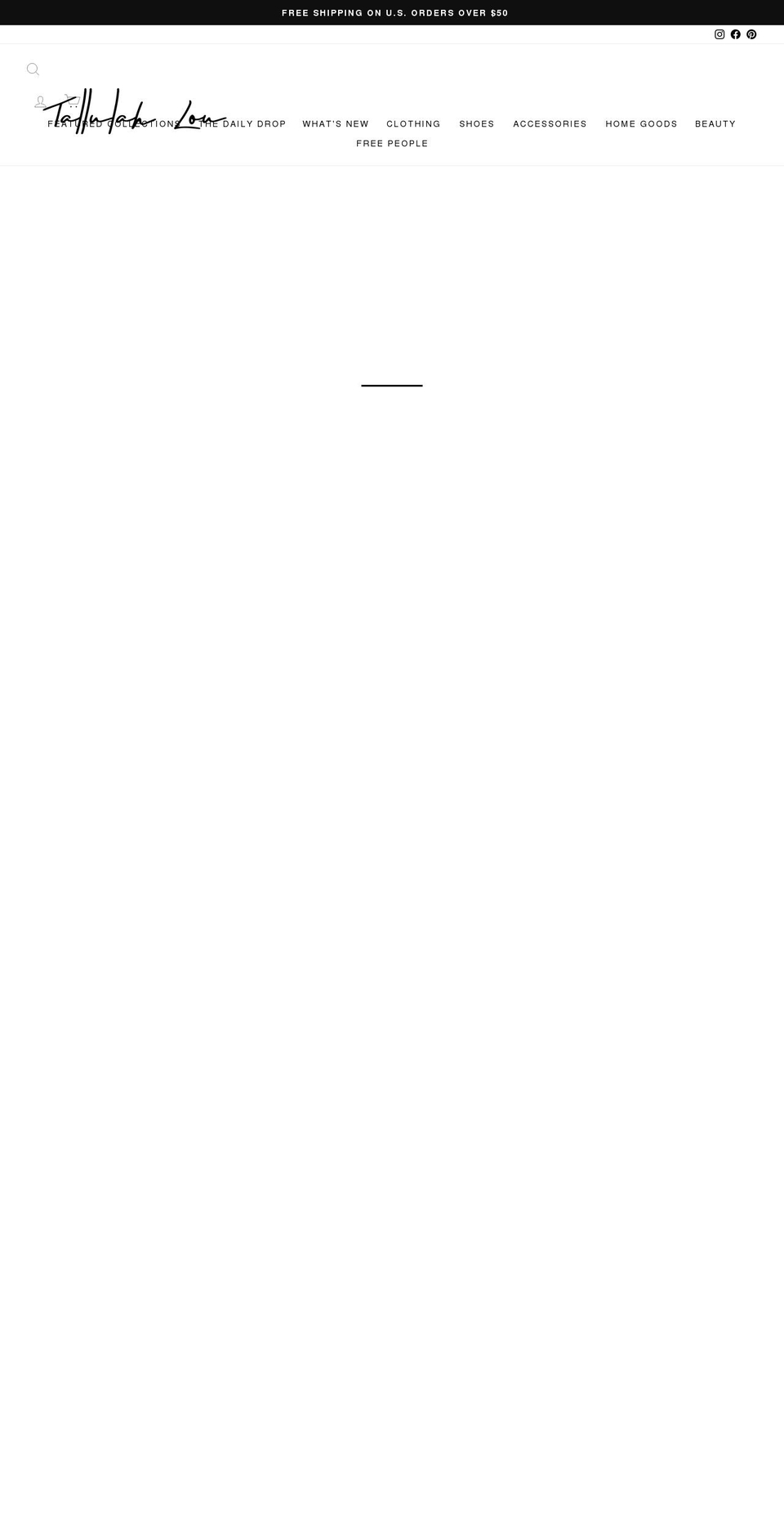 shoptallulahlou.com — Shopify storefront screenshot
