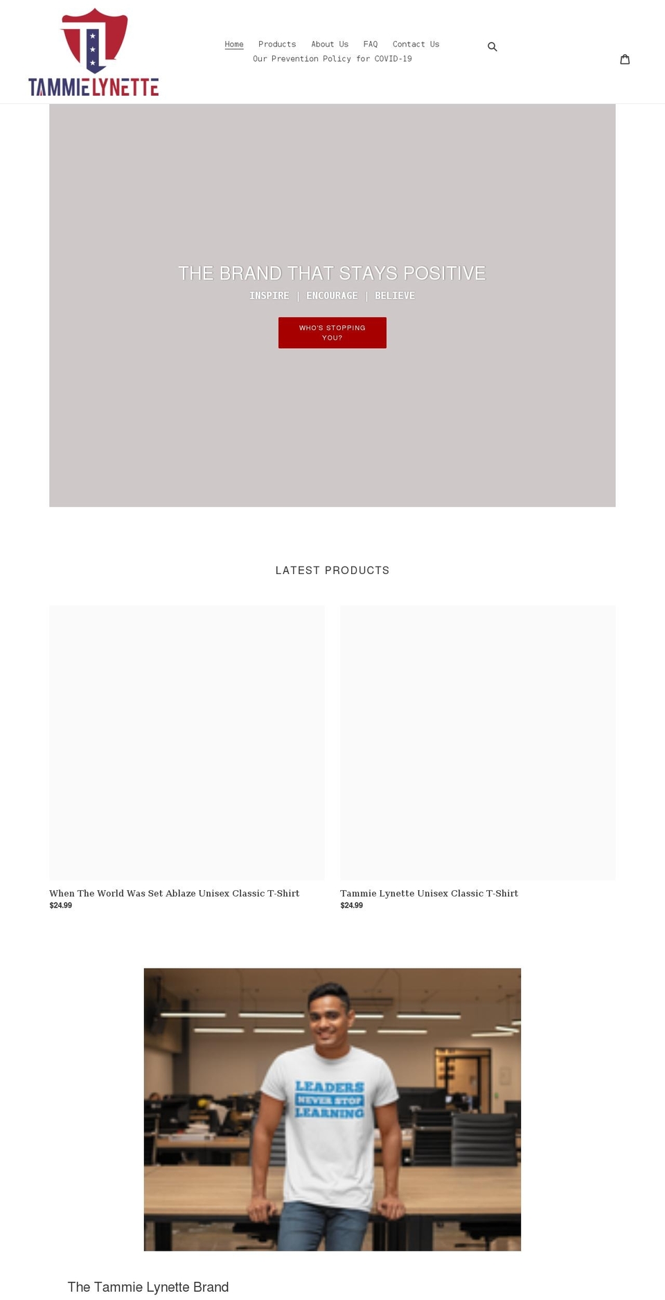 shoptammielynette.com shopify website screenshot