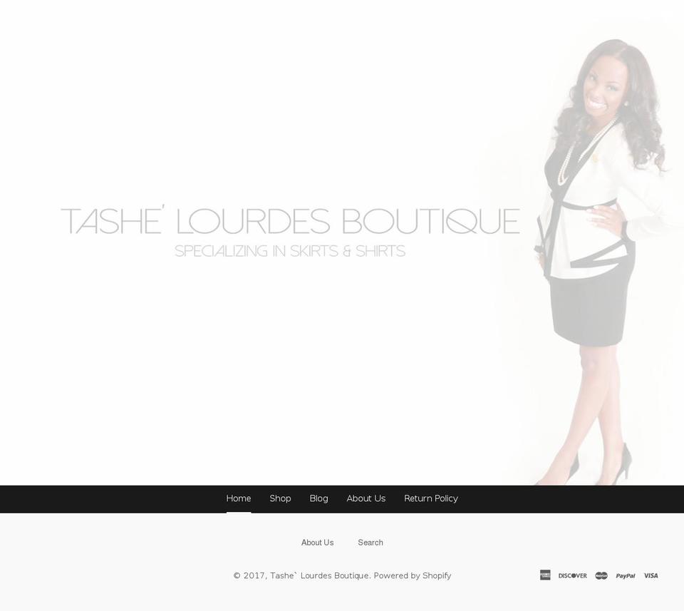 shoptashe.com shopify website screenshot