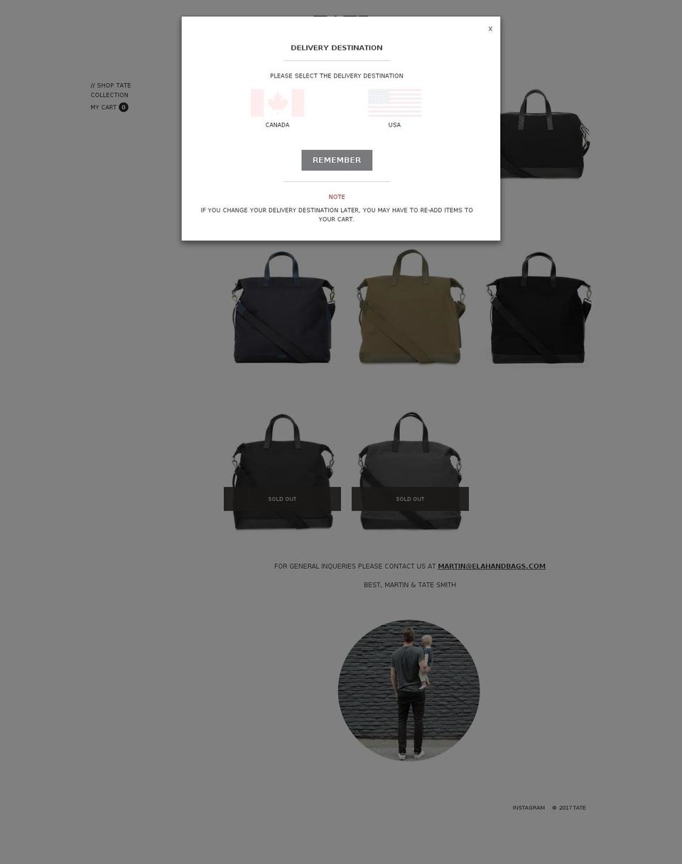 shoptate.com shopify website screenshot