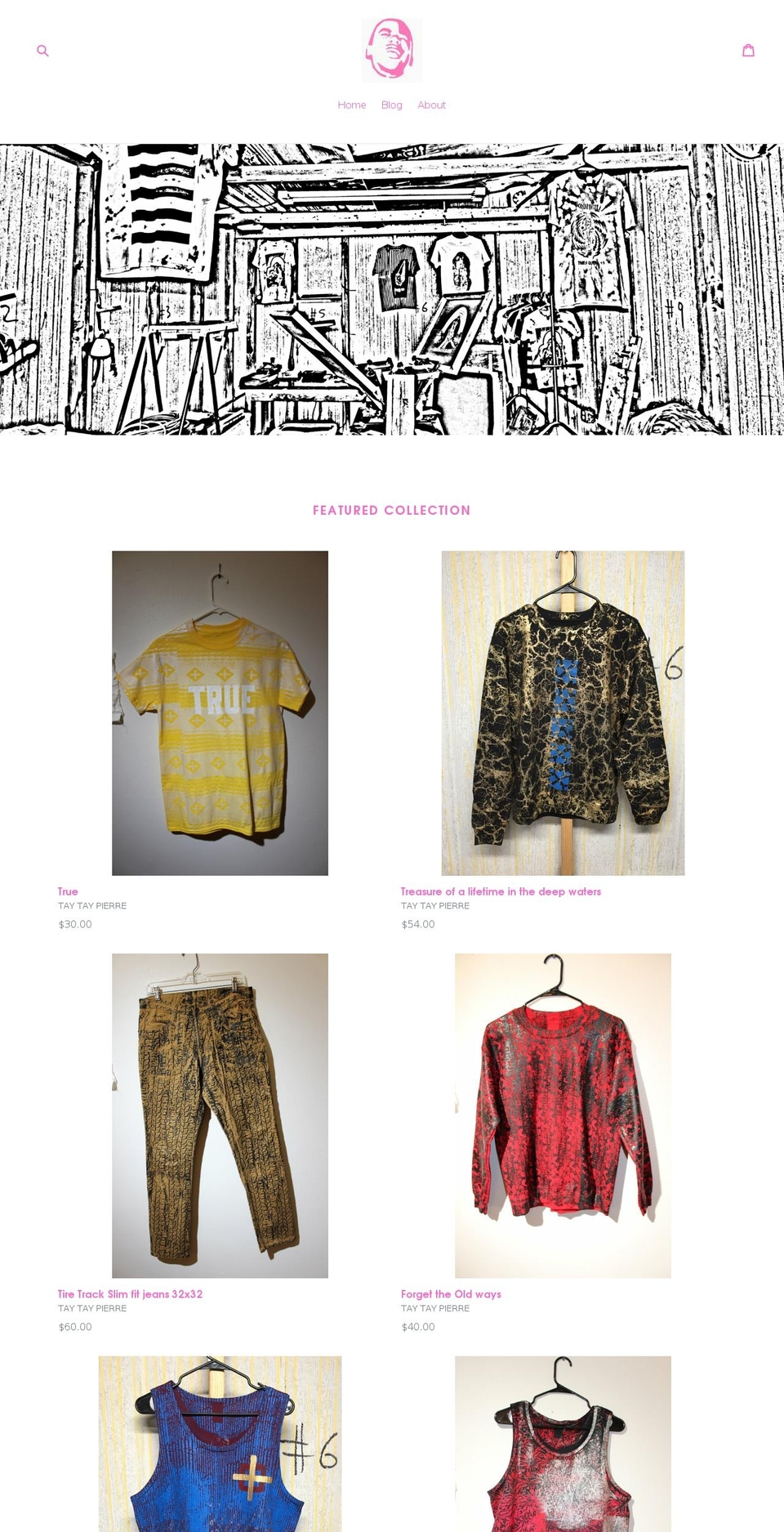 shoptaytaypierre.com — Shopify storefront screenshot