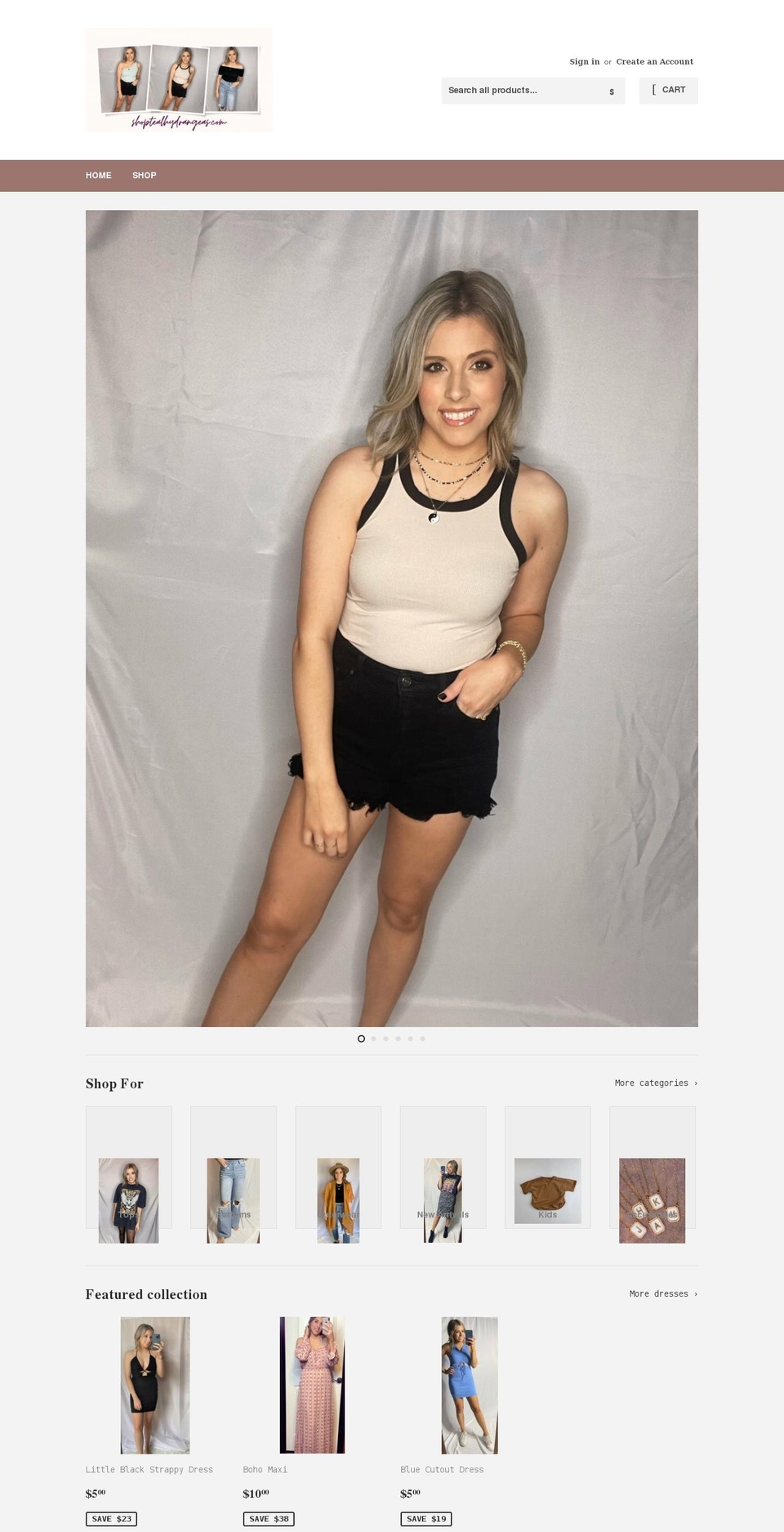 shoptealhydrangeas.com shopify website screenshot