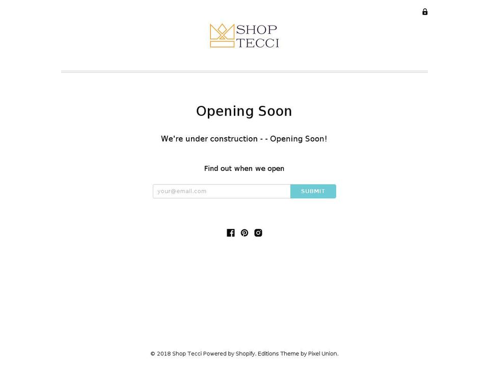 shoptecci.com — Shopify storefront screenshot
