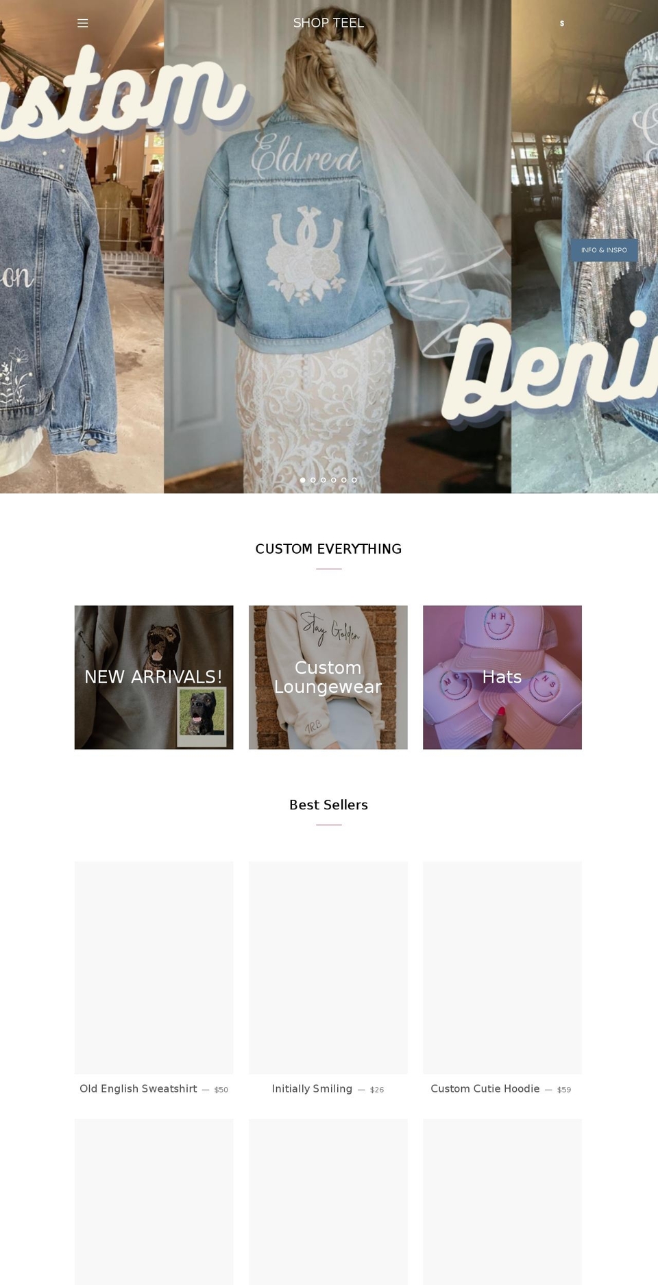 shopteel.com shopify website screenshot