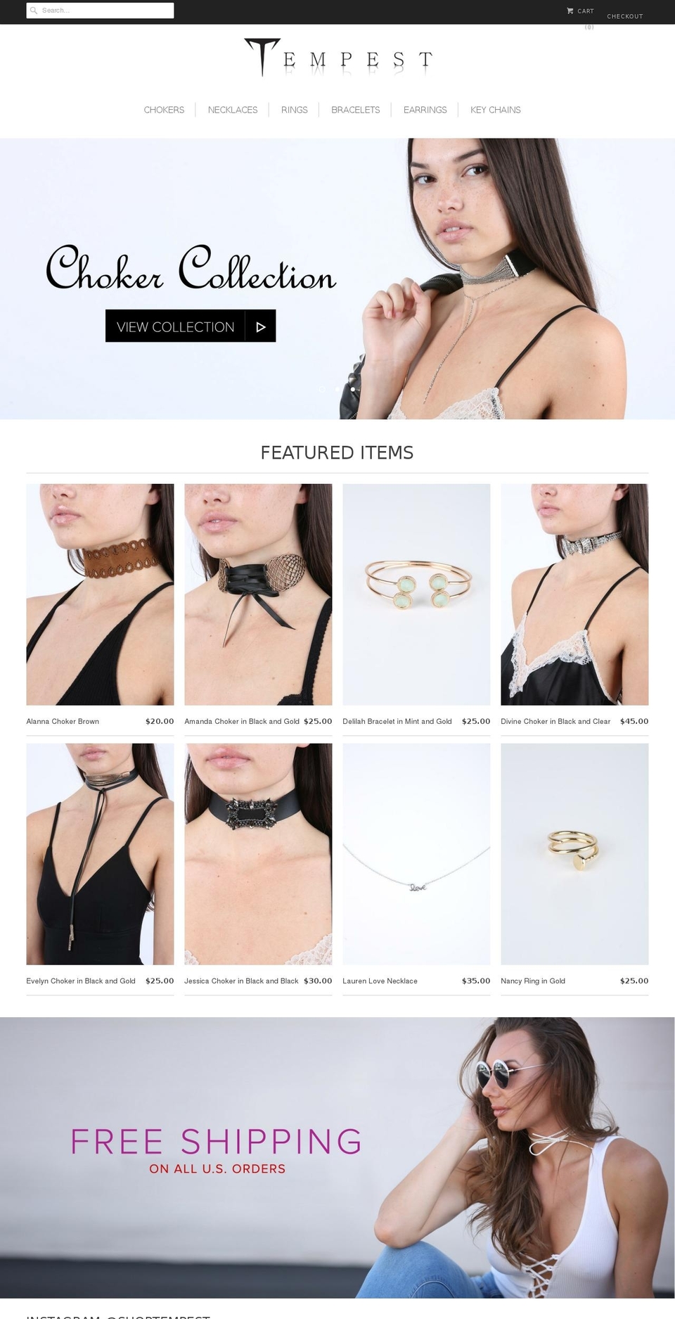 shoptempest.com shopify website screenshot