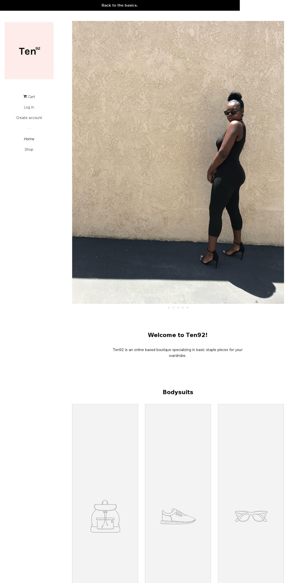 shopten92.com — Shopify storefront screenshot