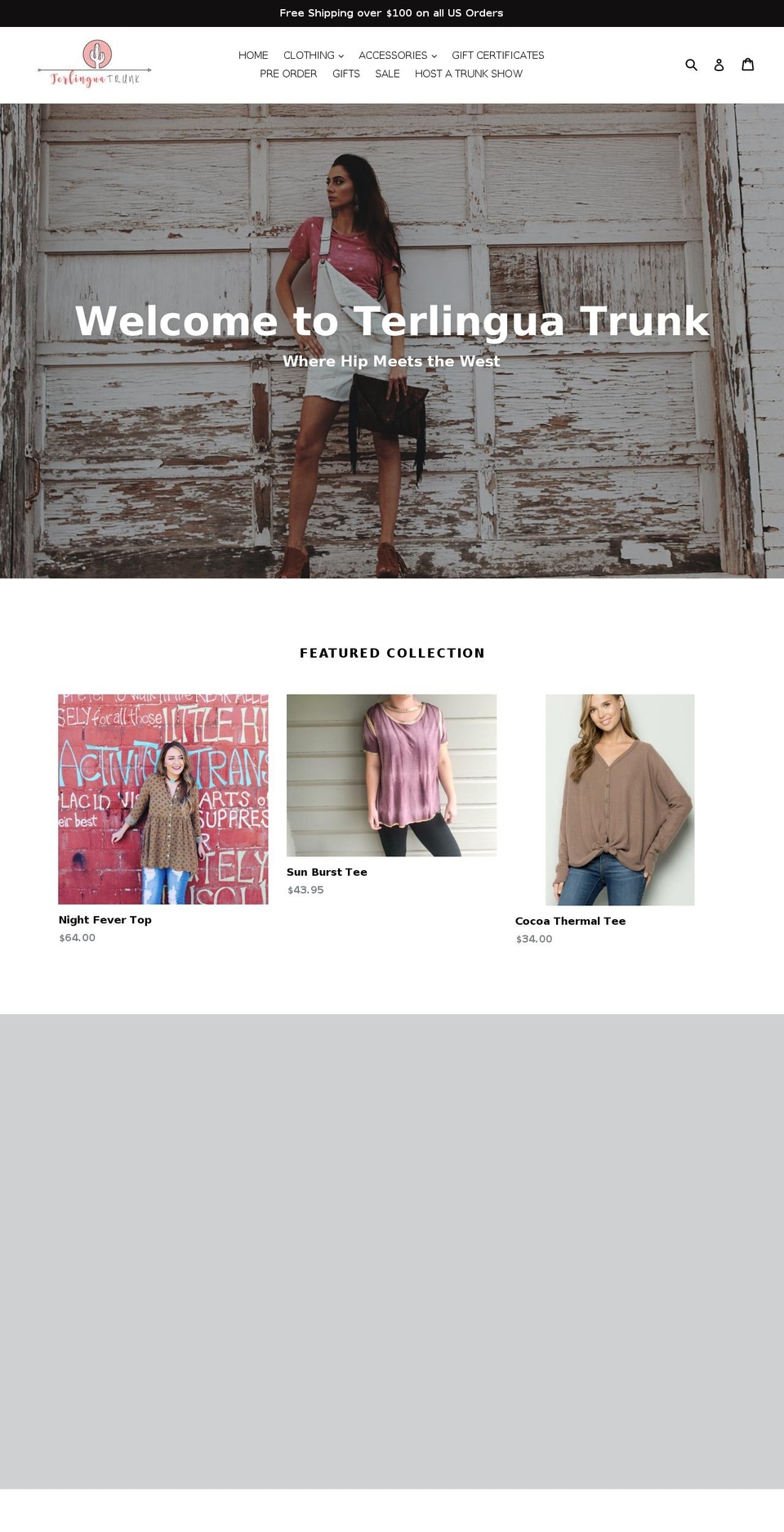 shopterlinguatrunk.com shopify website screenshot