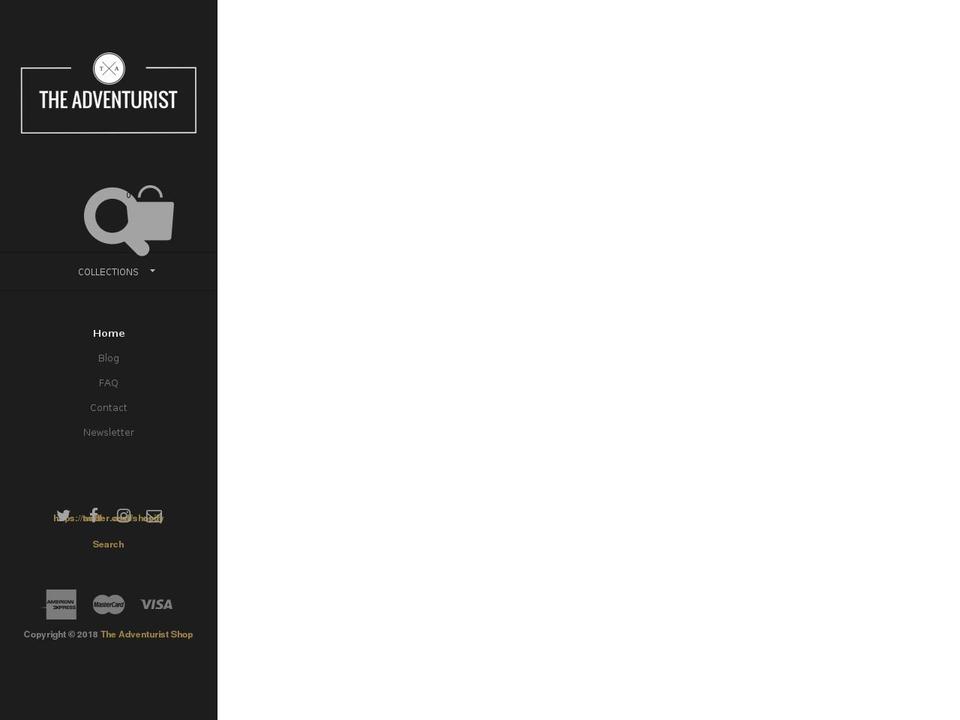 shoptheadventurist.com — Shopify storefront screenshot