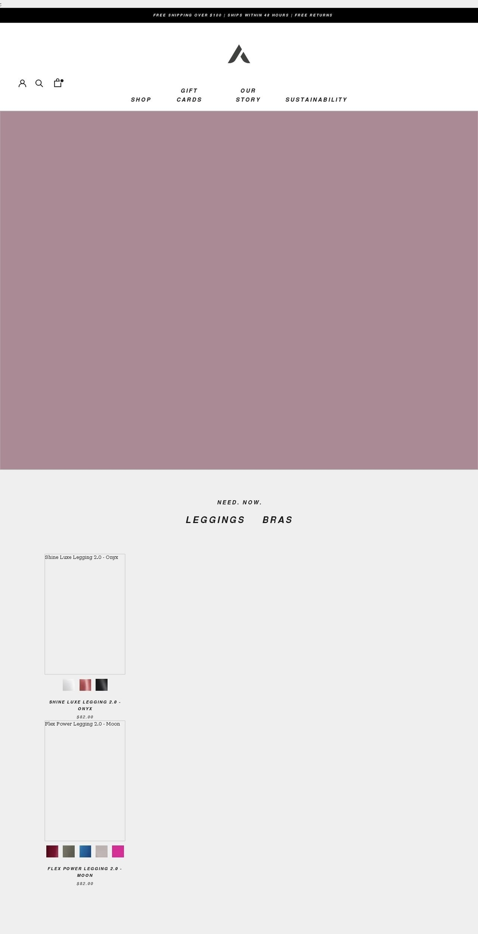 shoptheash.com shopify website screenshot