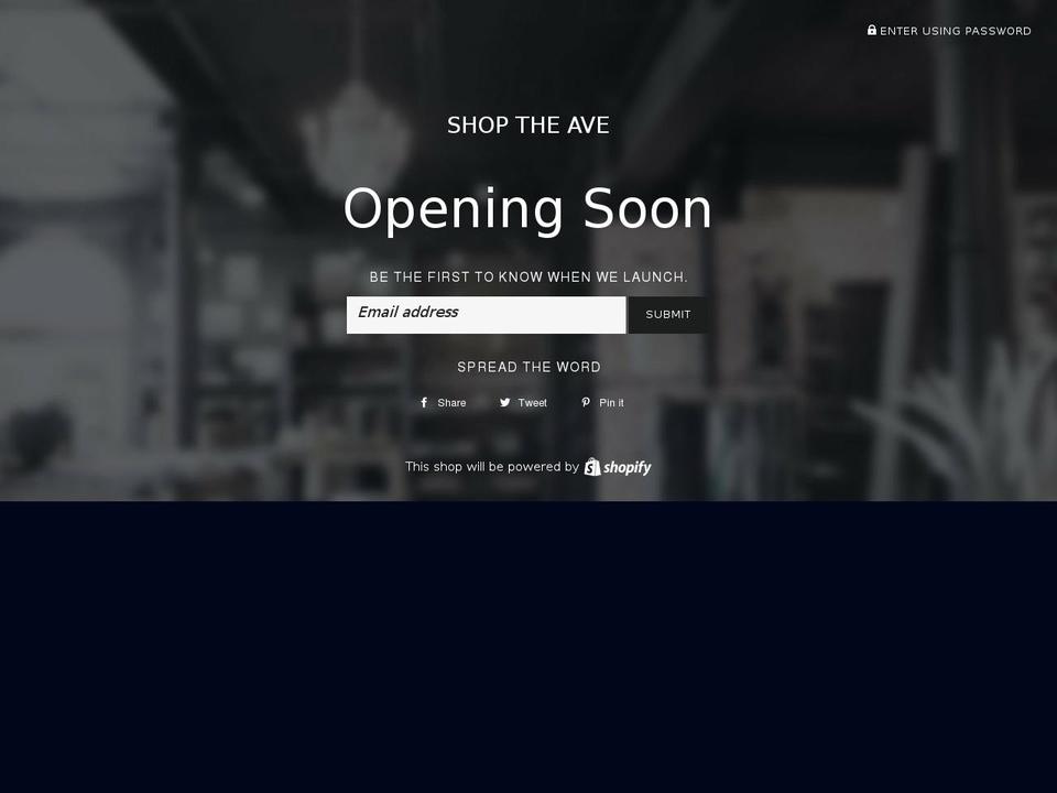 shoptheave.com — Shopify storefront screenshot