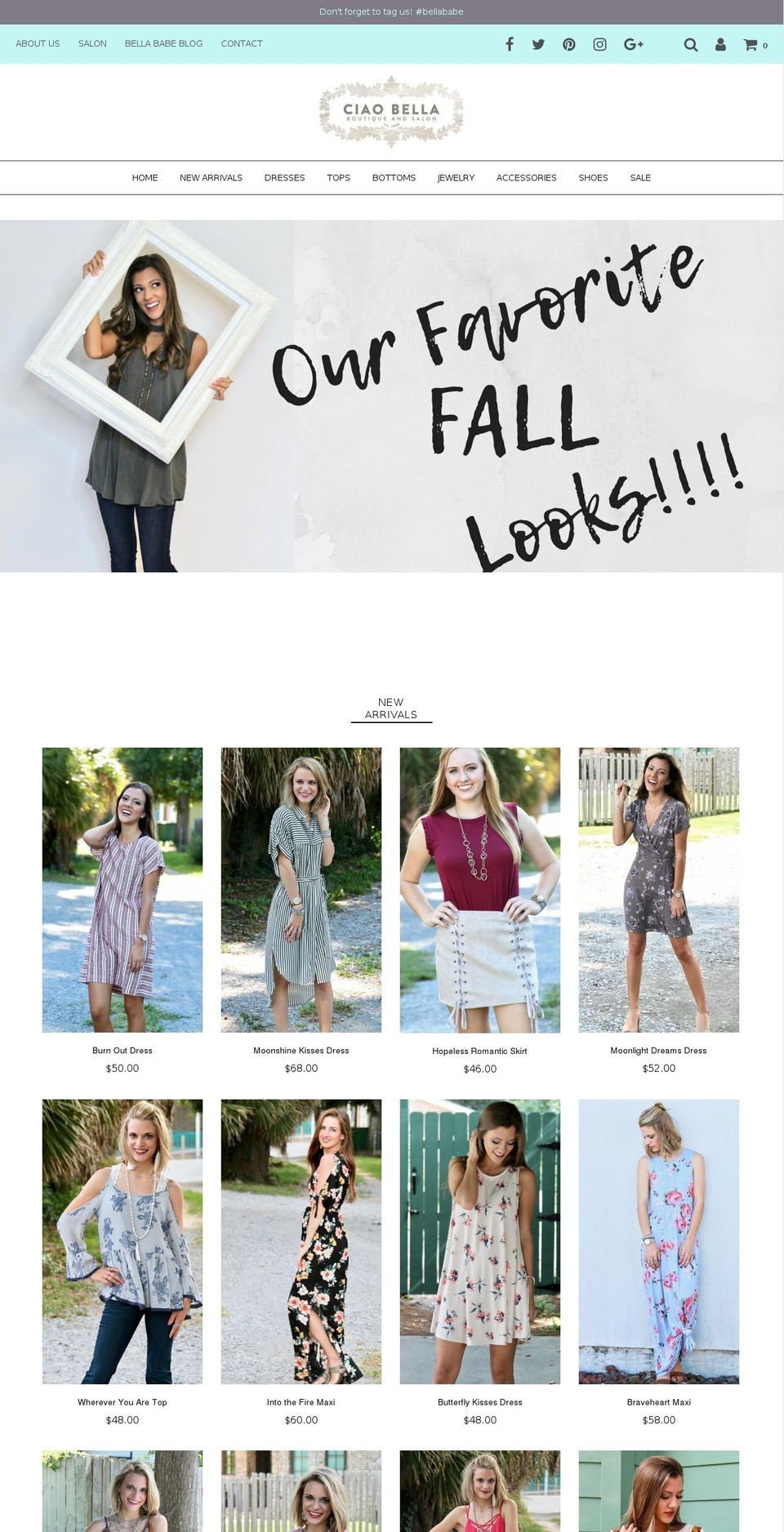 shopthebella.com — Shopify storefront screenshot