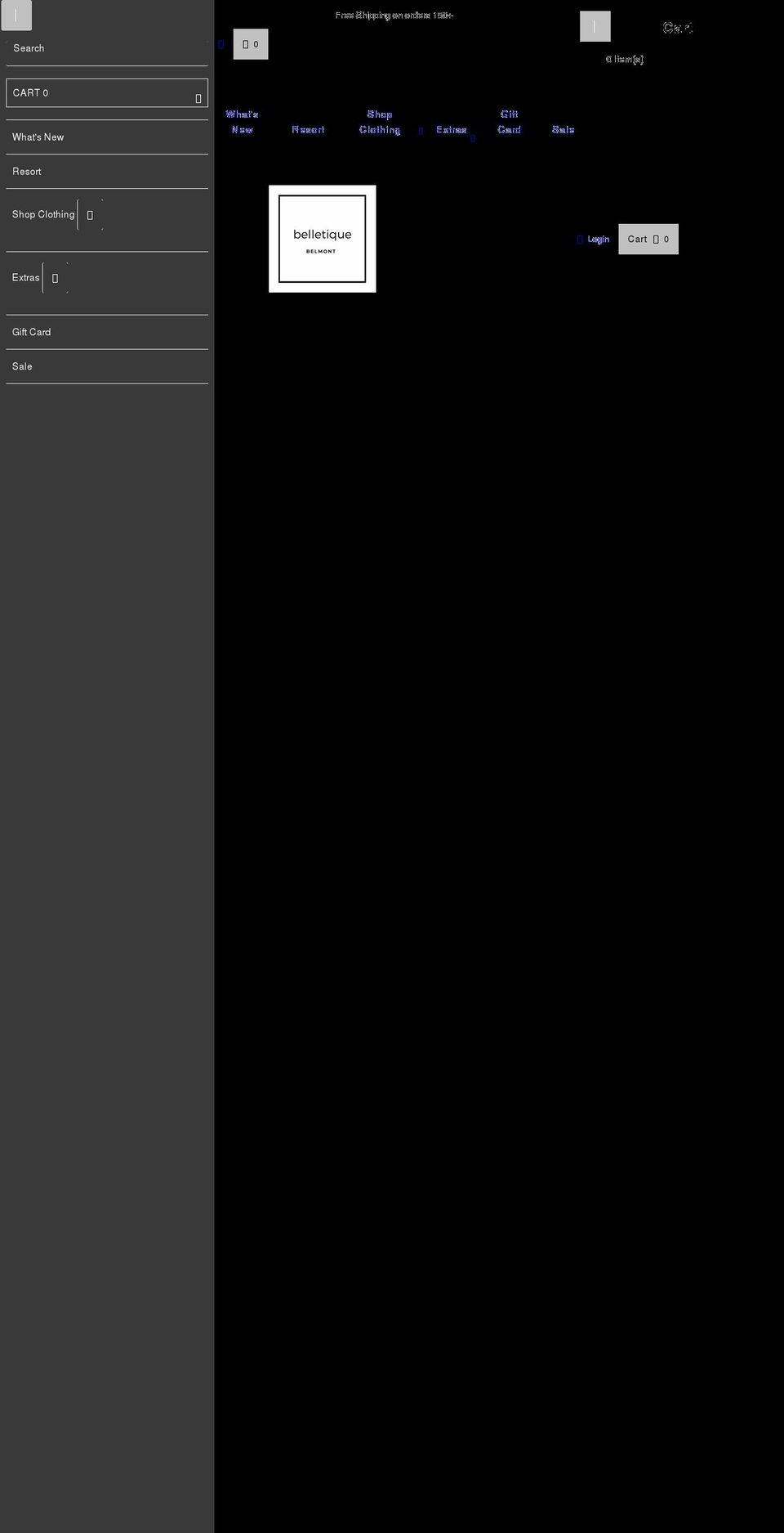 shopthebelle.com — Shopify storefront screenshot